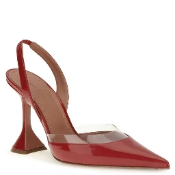 Red Goatskin High Heel Pumps