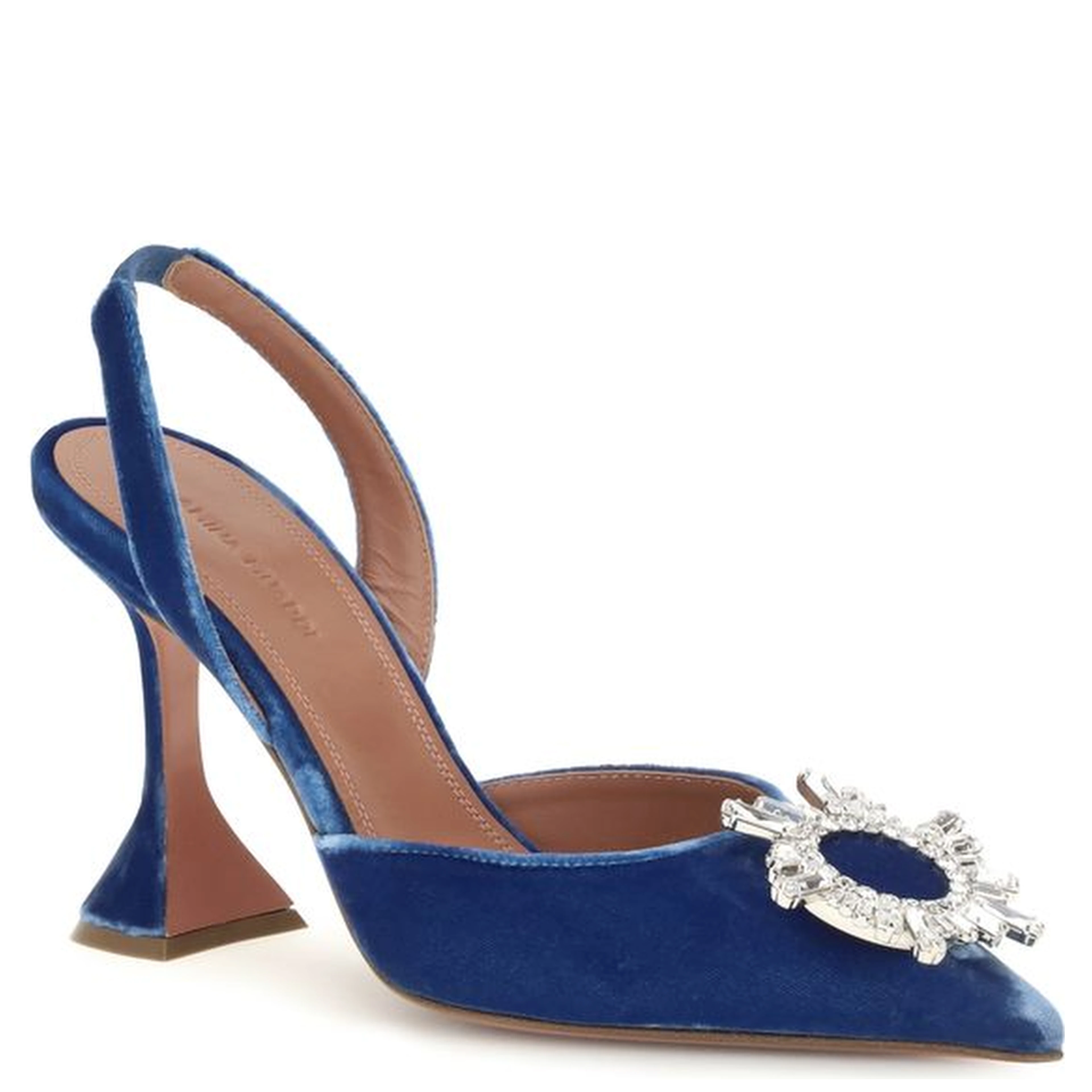 Blue Velvet Sandals