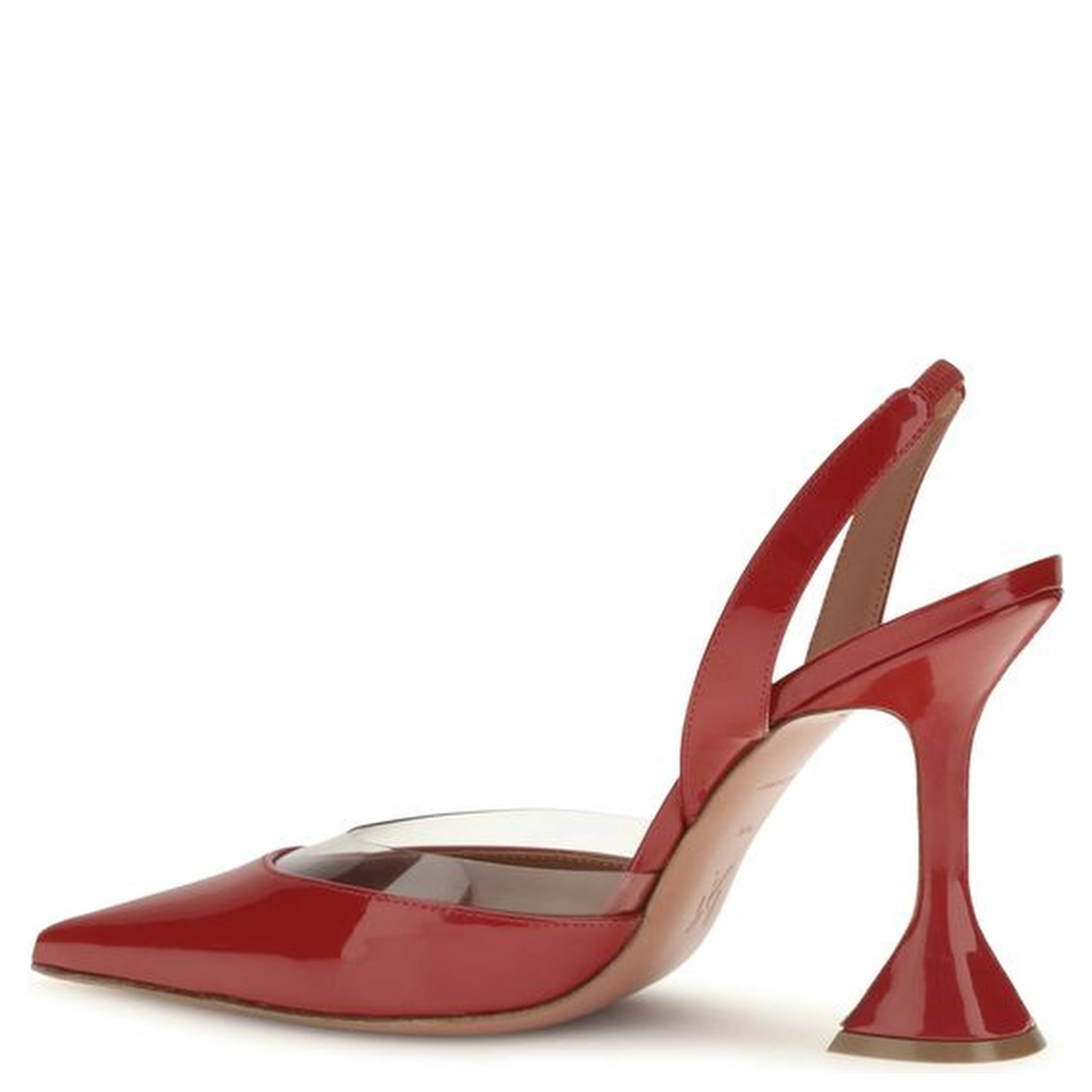 Red Goatskin High Heel Pumps