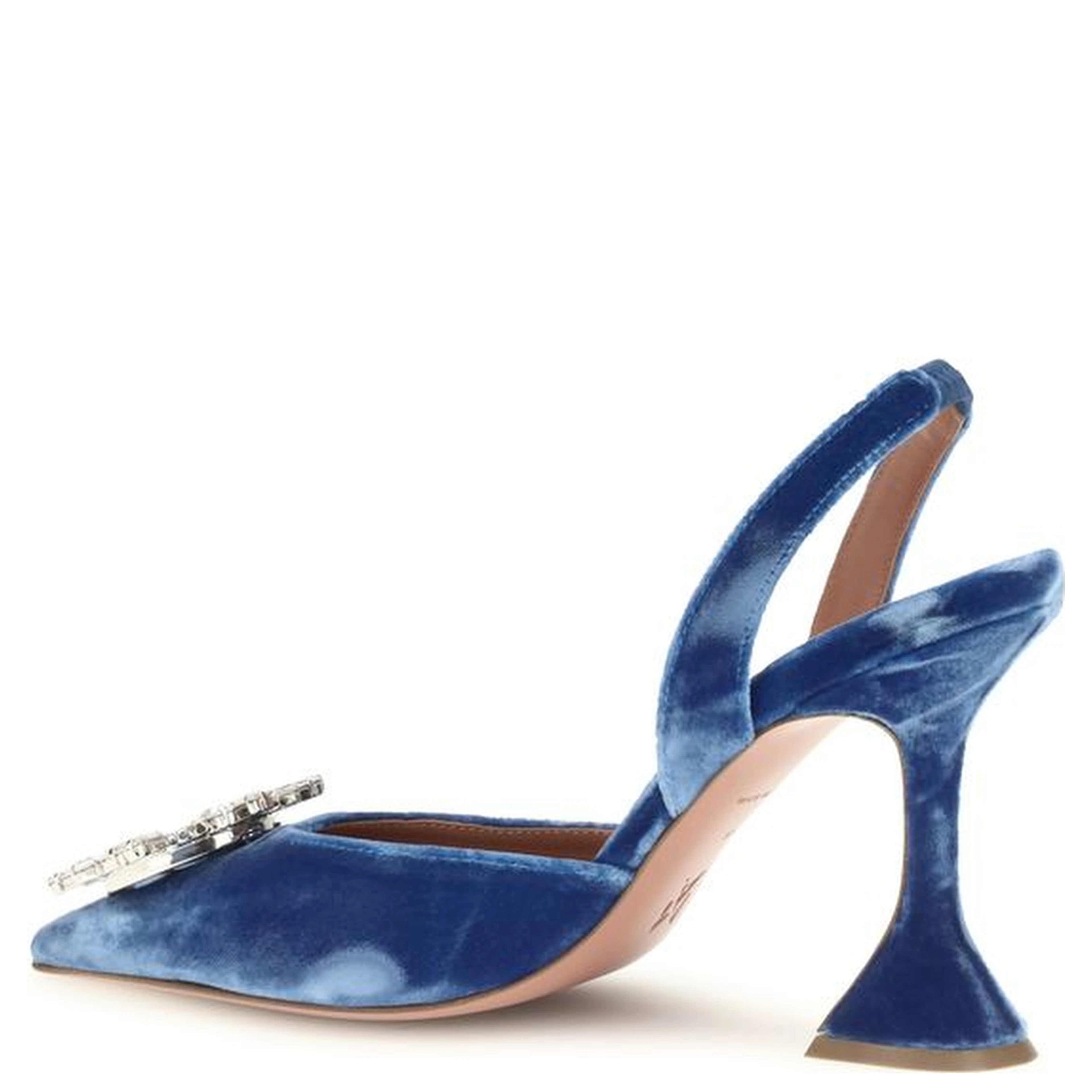 Blue Velvet Sandals