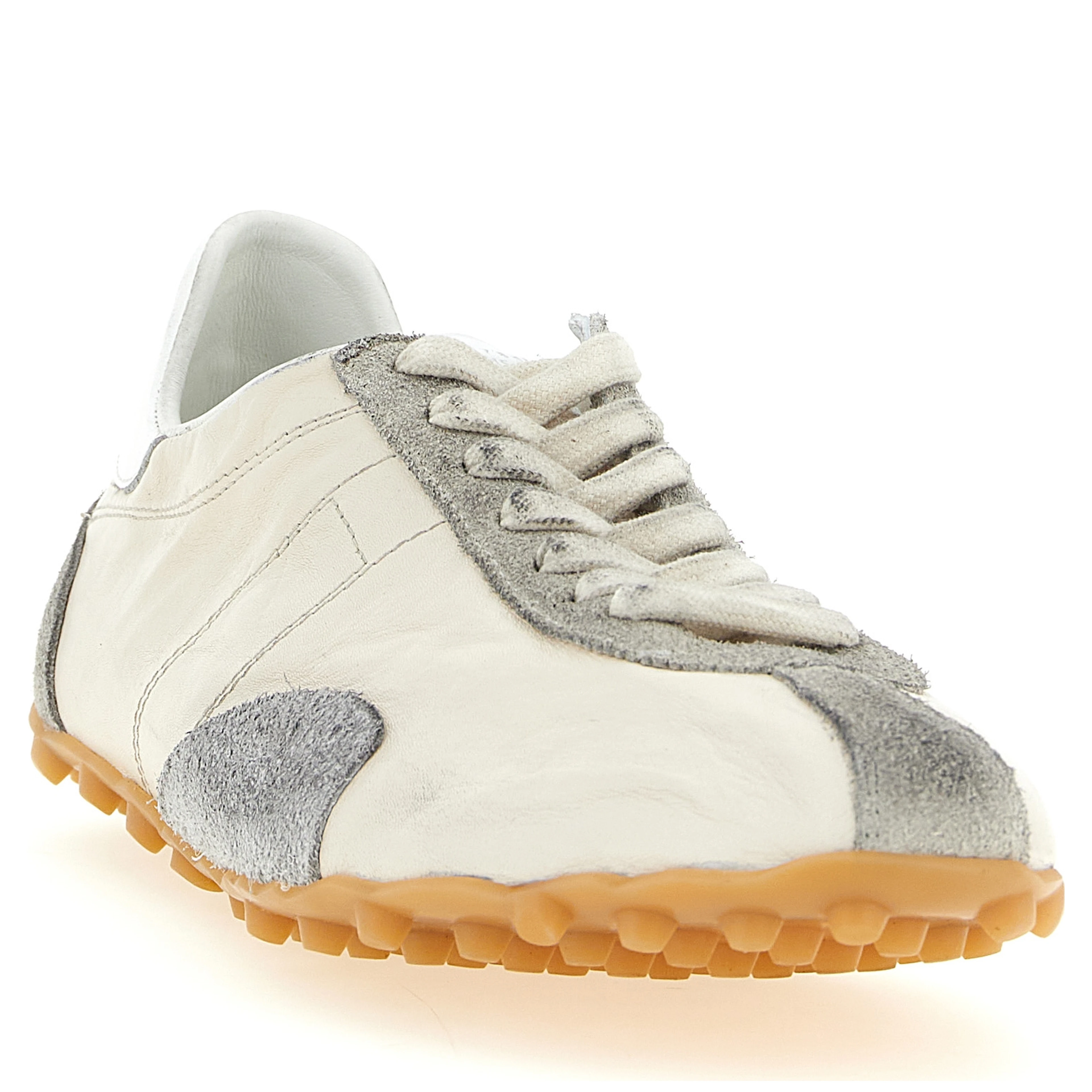 Gray Cashmere Athletic Sneakers