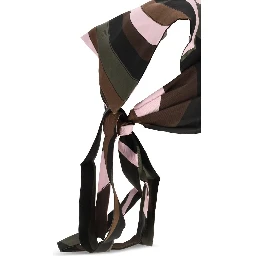 Multicolor Silk Foulard