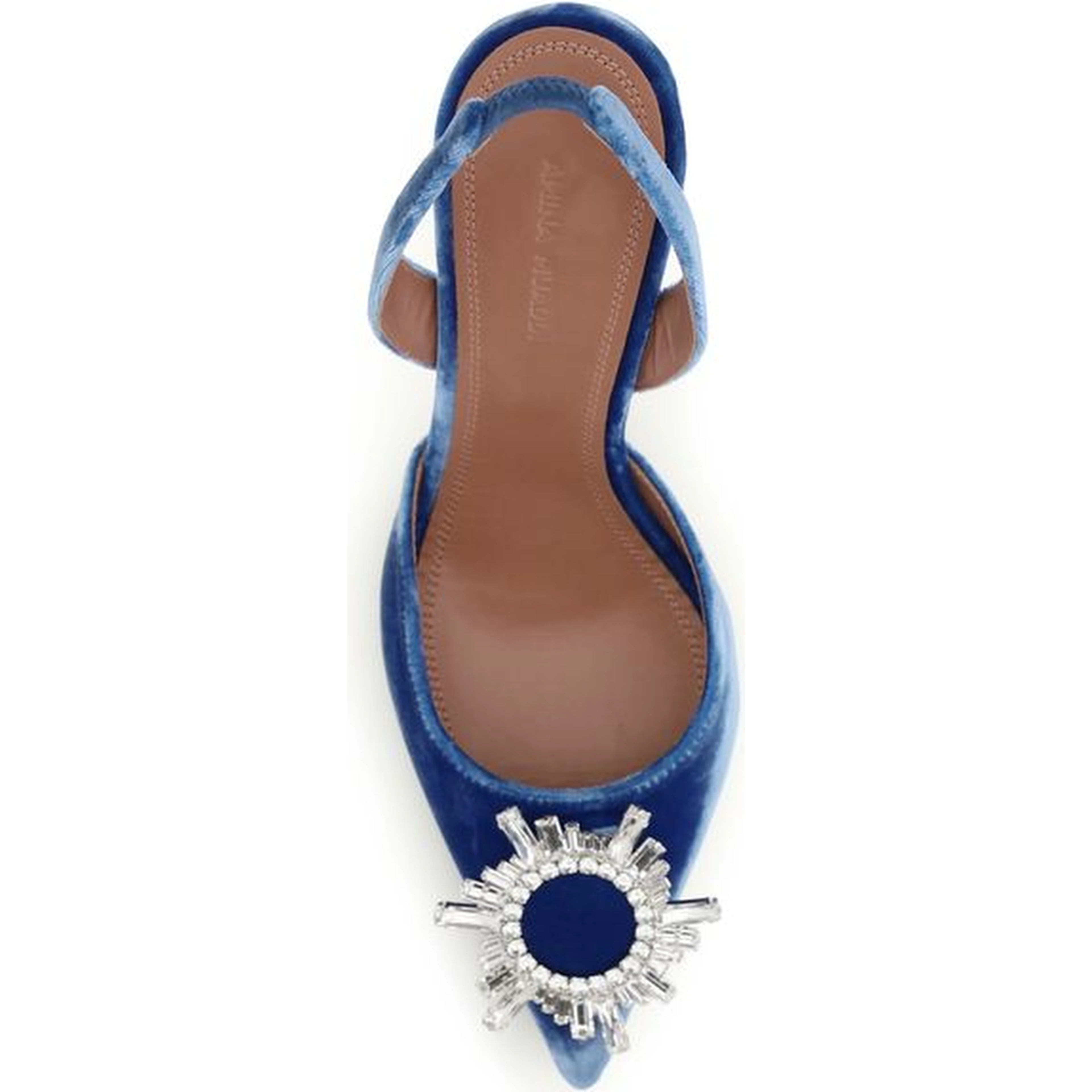 Blue Velvet Sandals