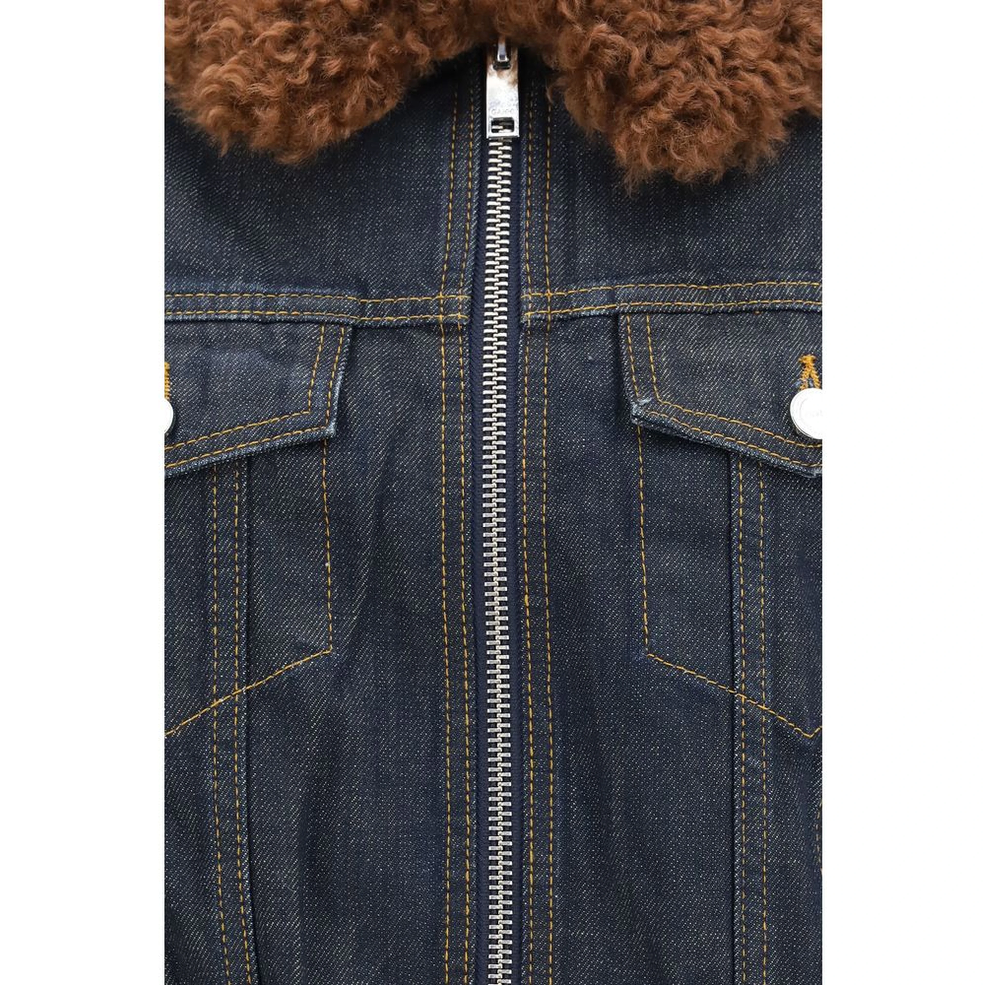 Blue Cotton Denim Jacket
