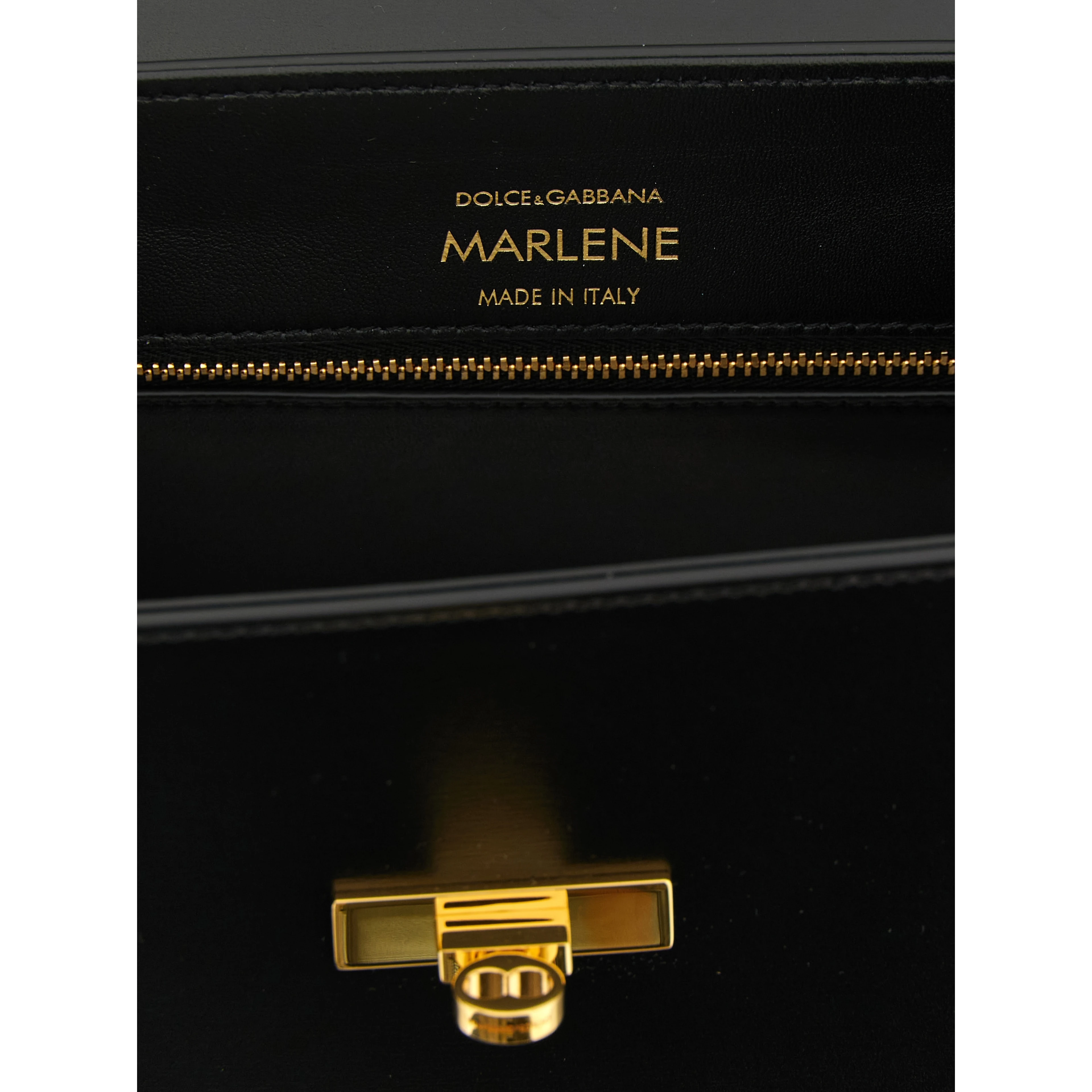 Black Lamb Leather Handbag