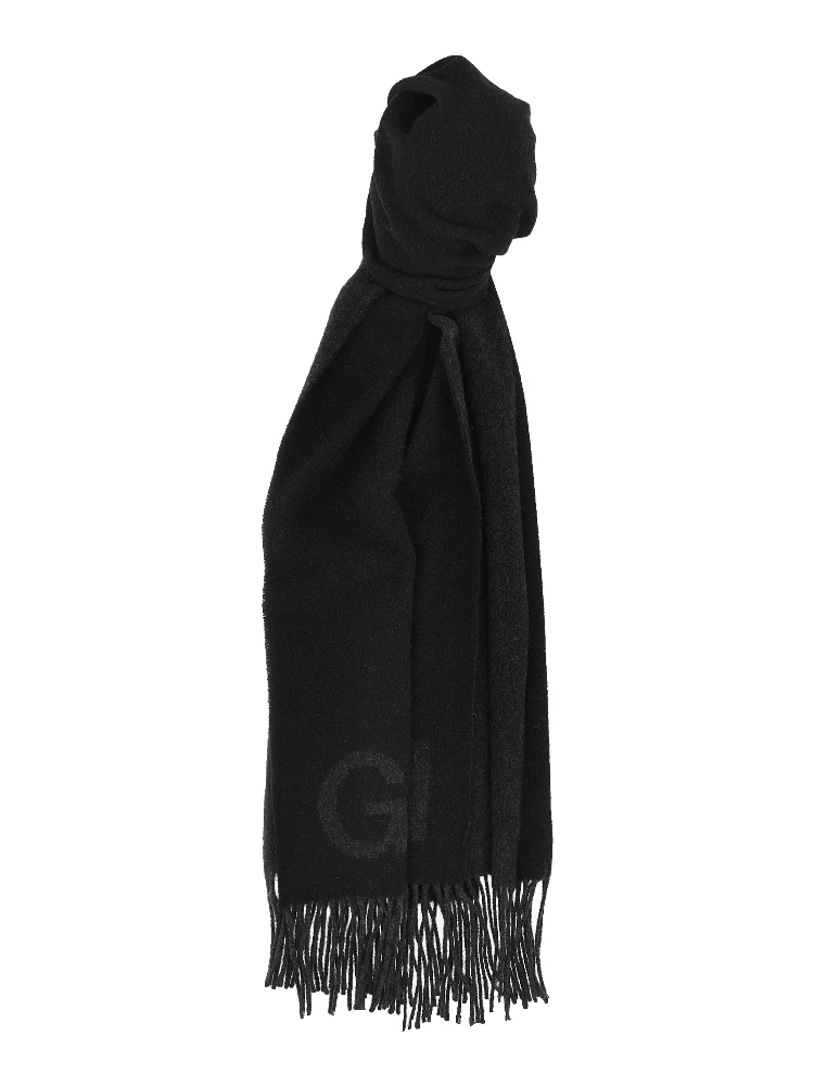 Black Wool Scarf