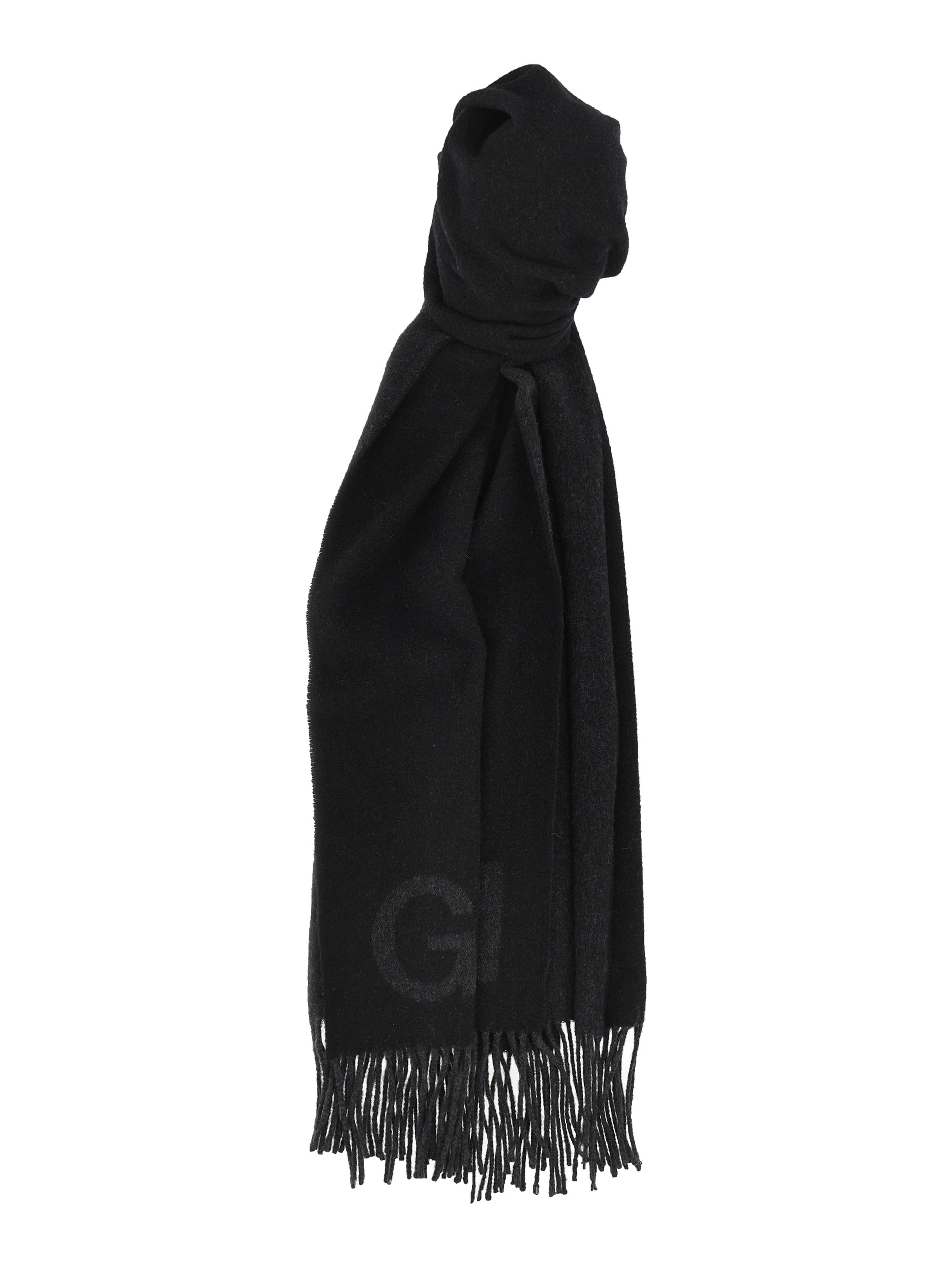 Black Wool Scarf