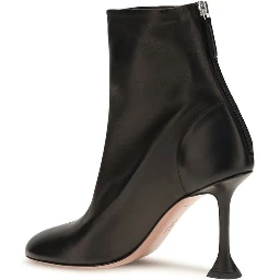 Black Lamb Ovis Aries Ankle Boots