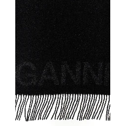 Black Wool Scarf