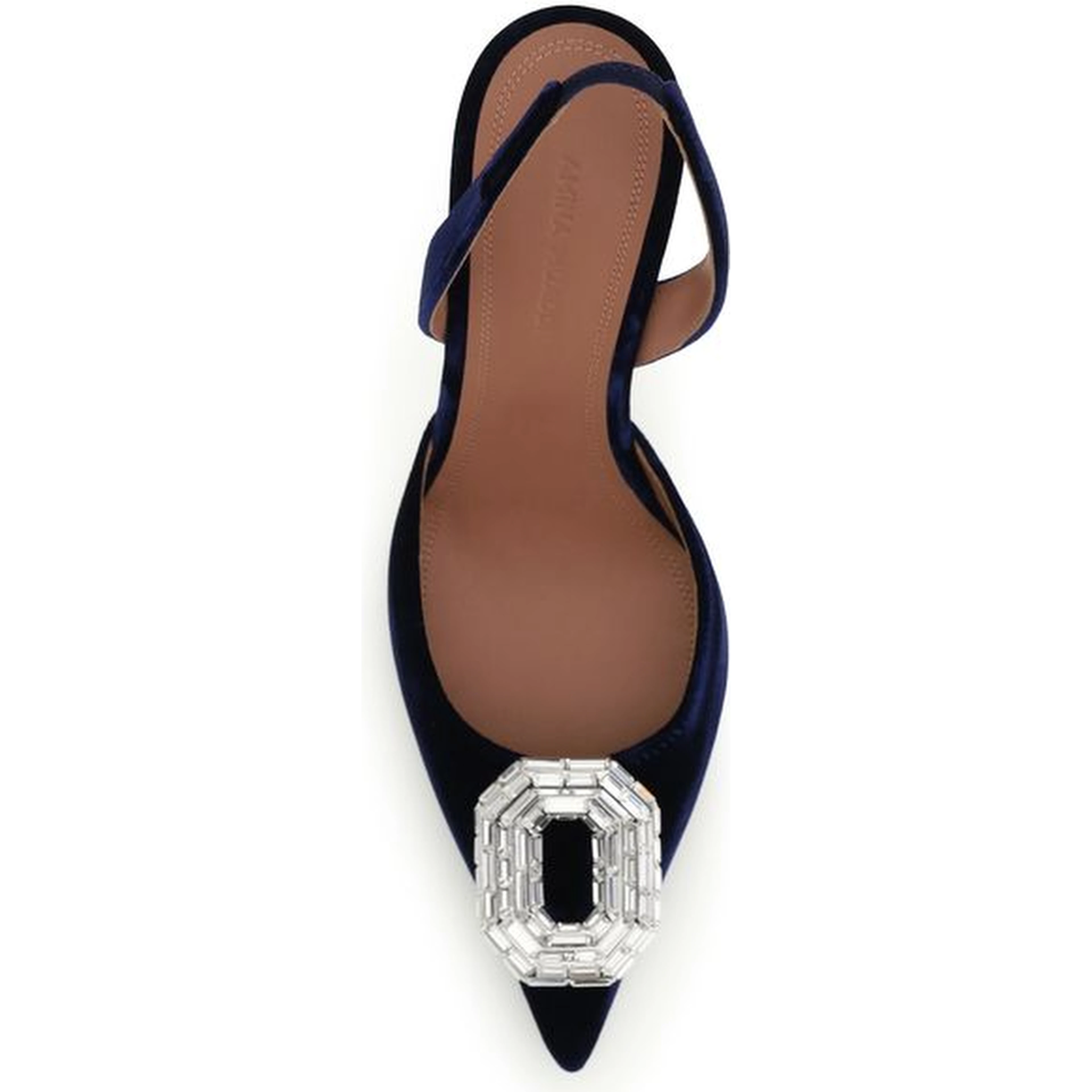 Blue Velvet High Heel Pumps