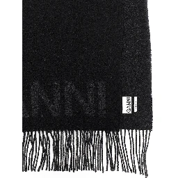 Black Wool Scarf