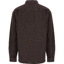 LA CHEMISE DE-NIMES SIMON brown fabric shirt for men