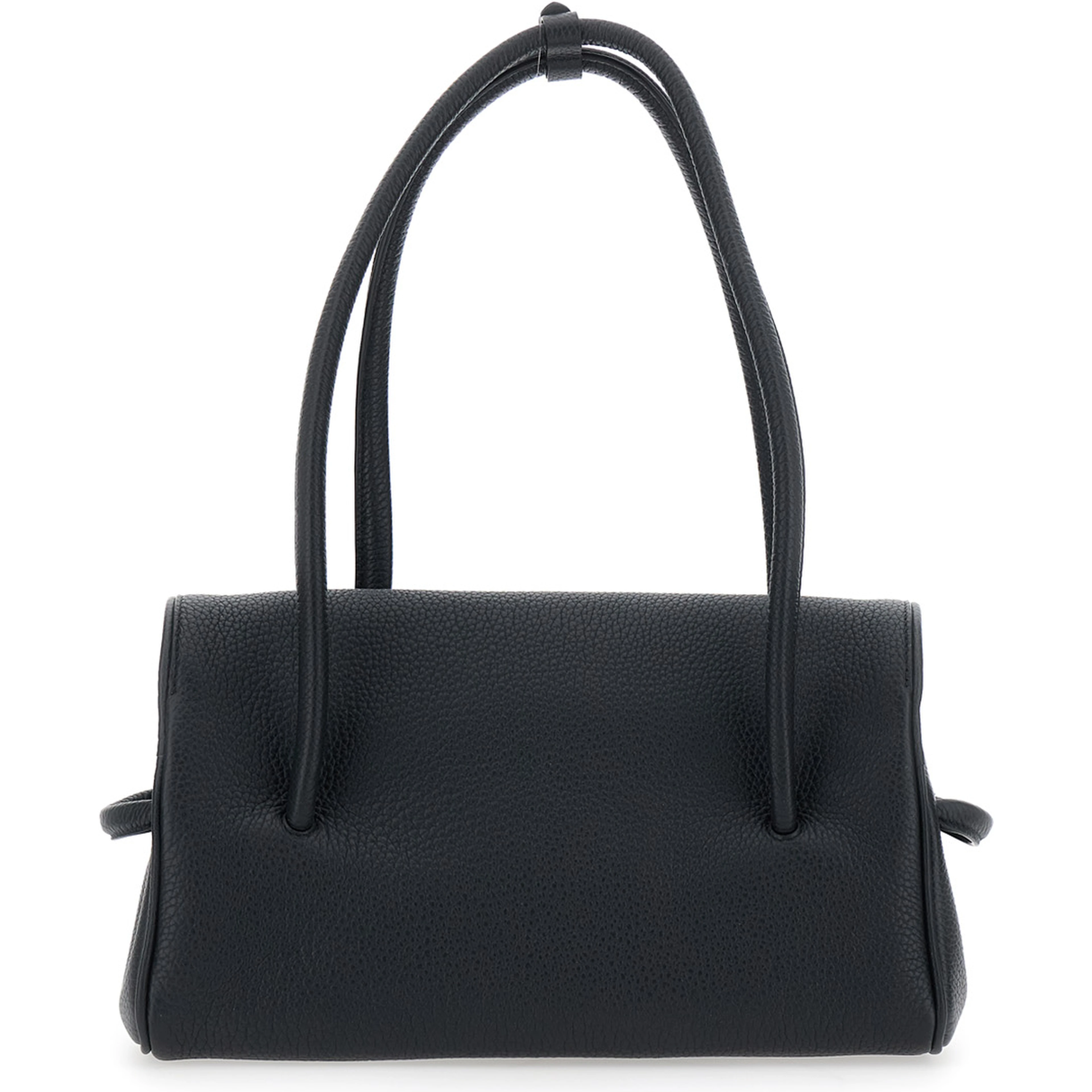 LE TURISMO LONG is a unisex black calf leather shoulder bag