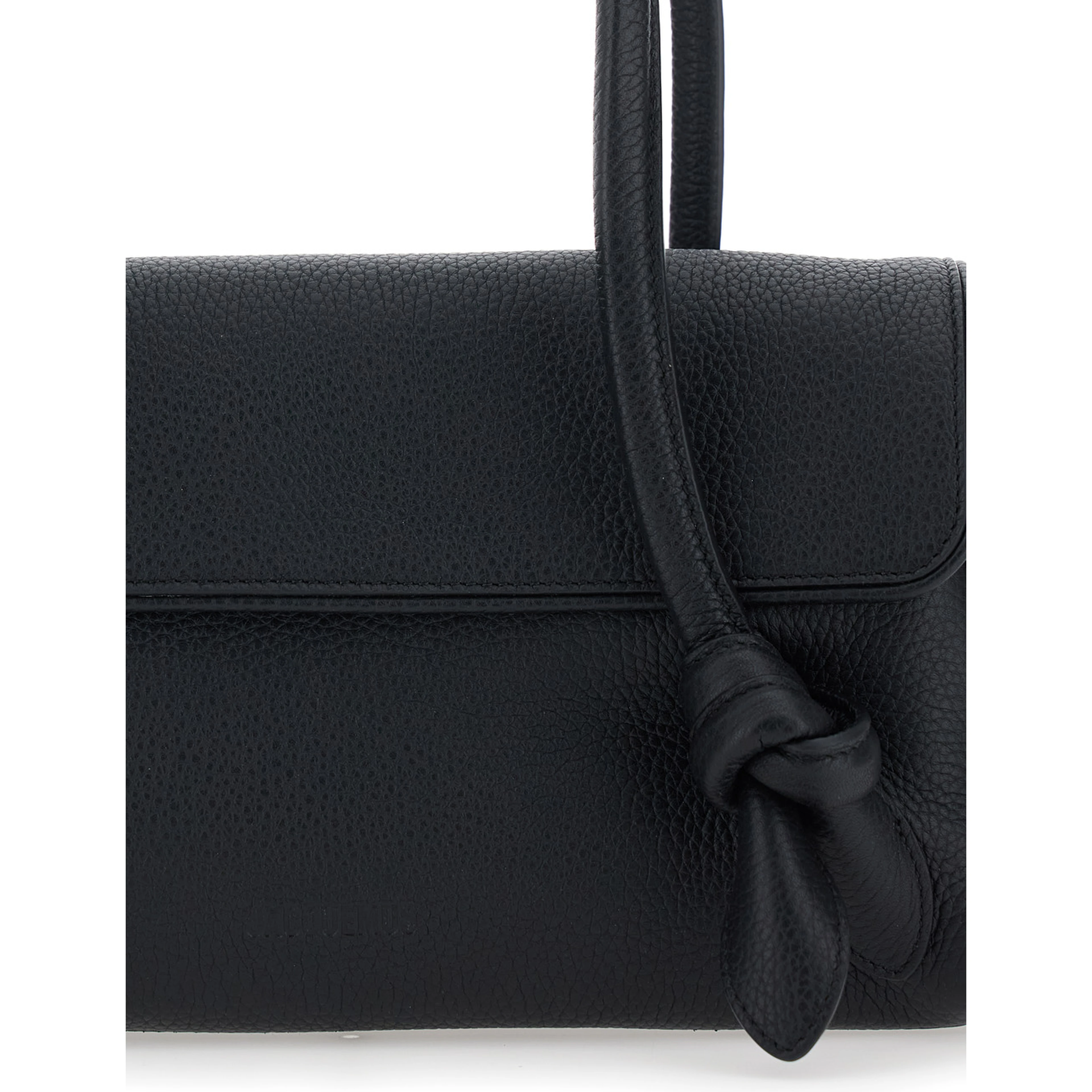LE TURISMO LONG is a unisex black calf leather shoulder bag