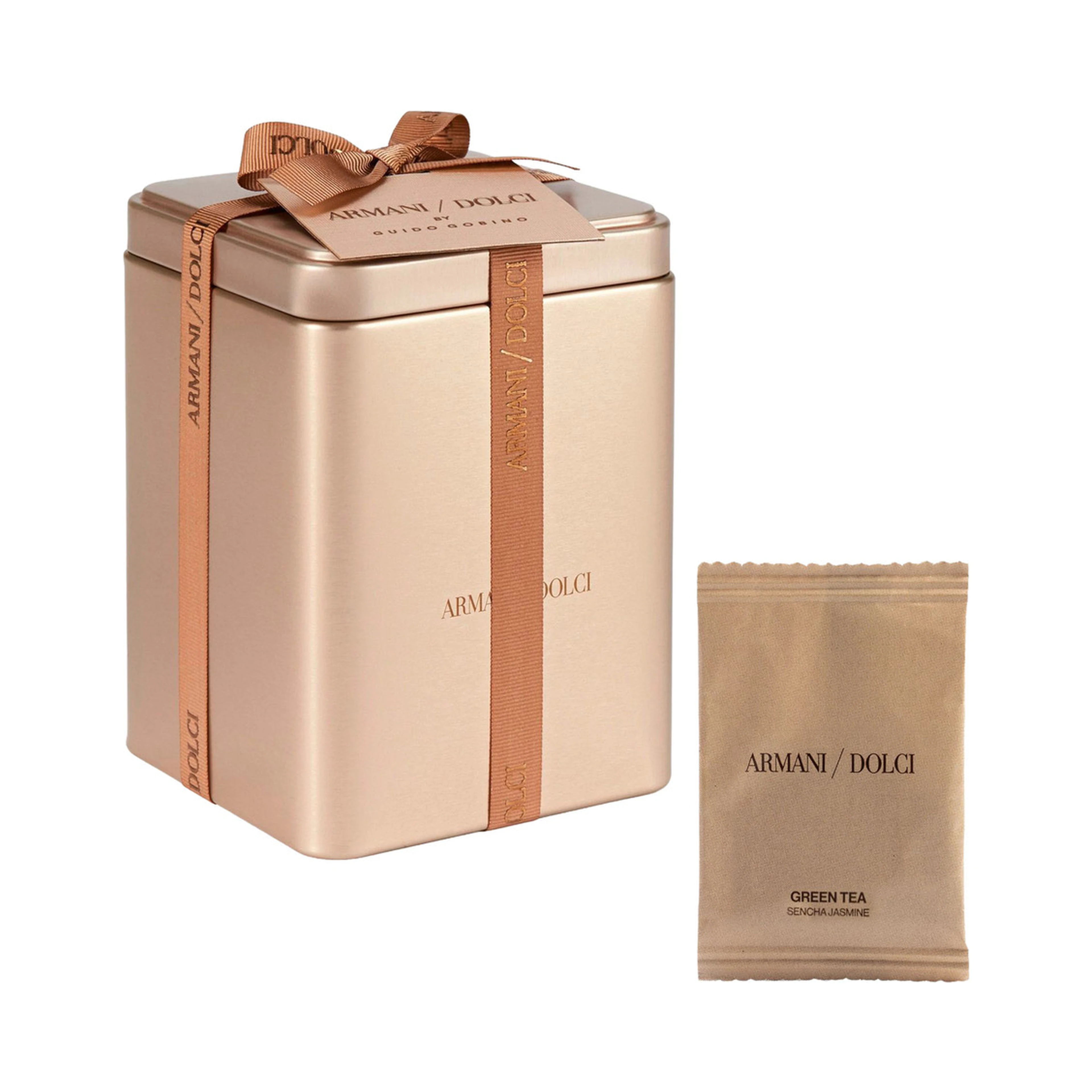 GREEN SENCHA JASMINE TEA in a tin with multicolored sencha green tea and jasmine unisex