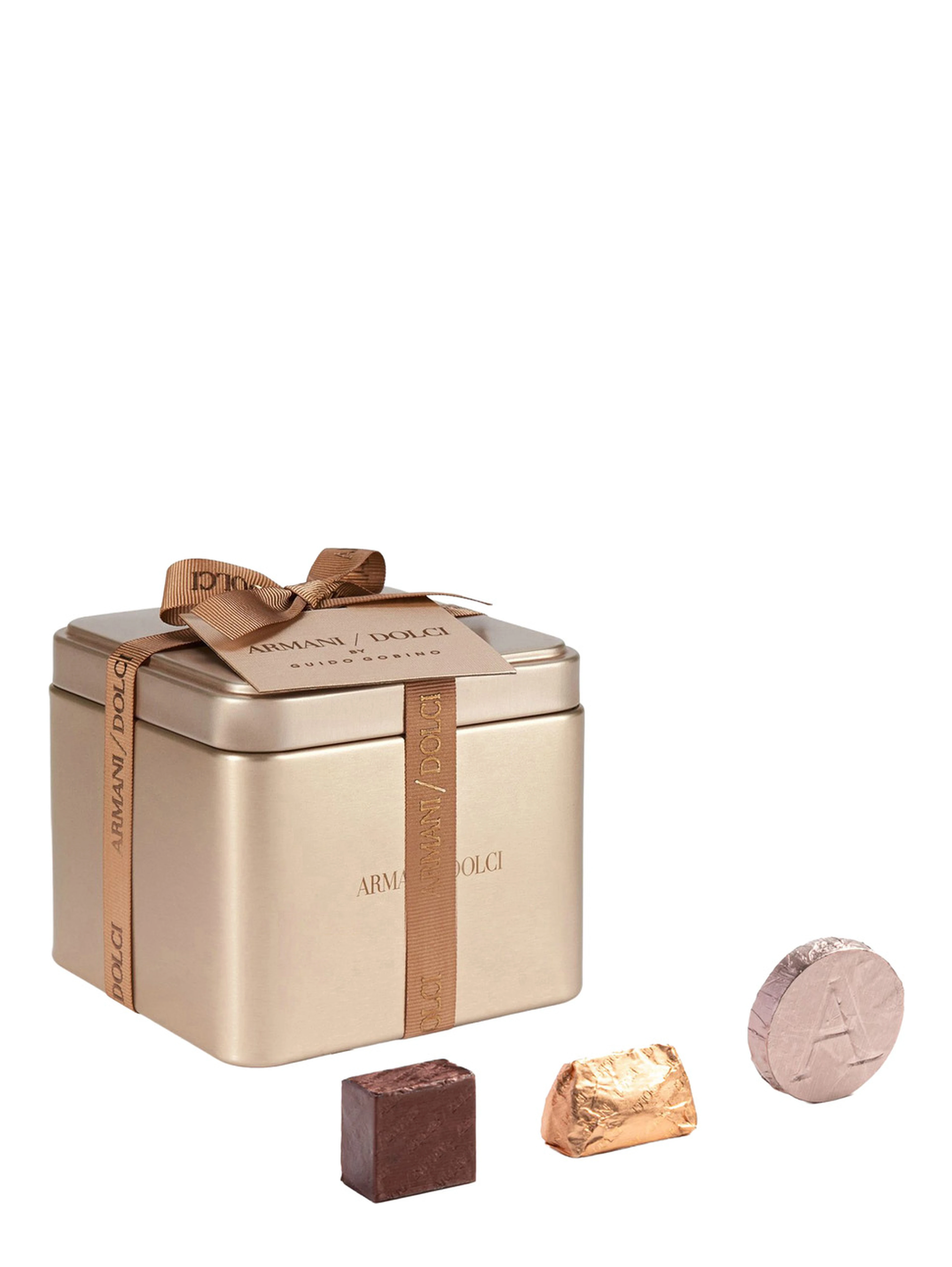 Assorted chocolates with tin and gift box in Tech Fabric multicolor unisex