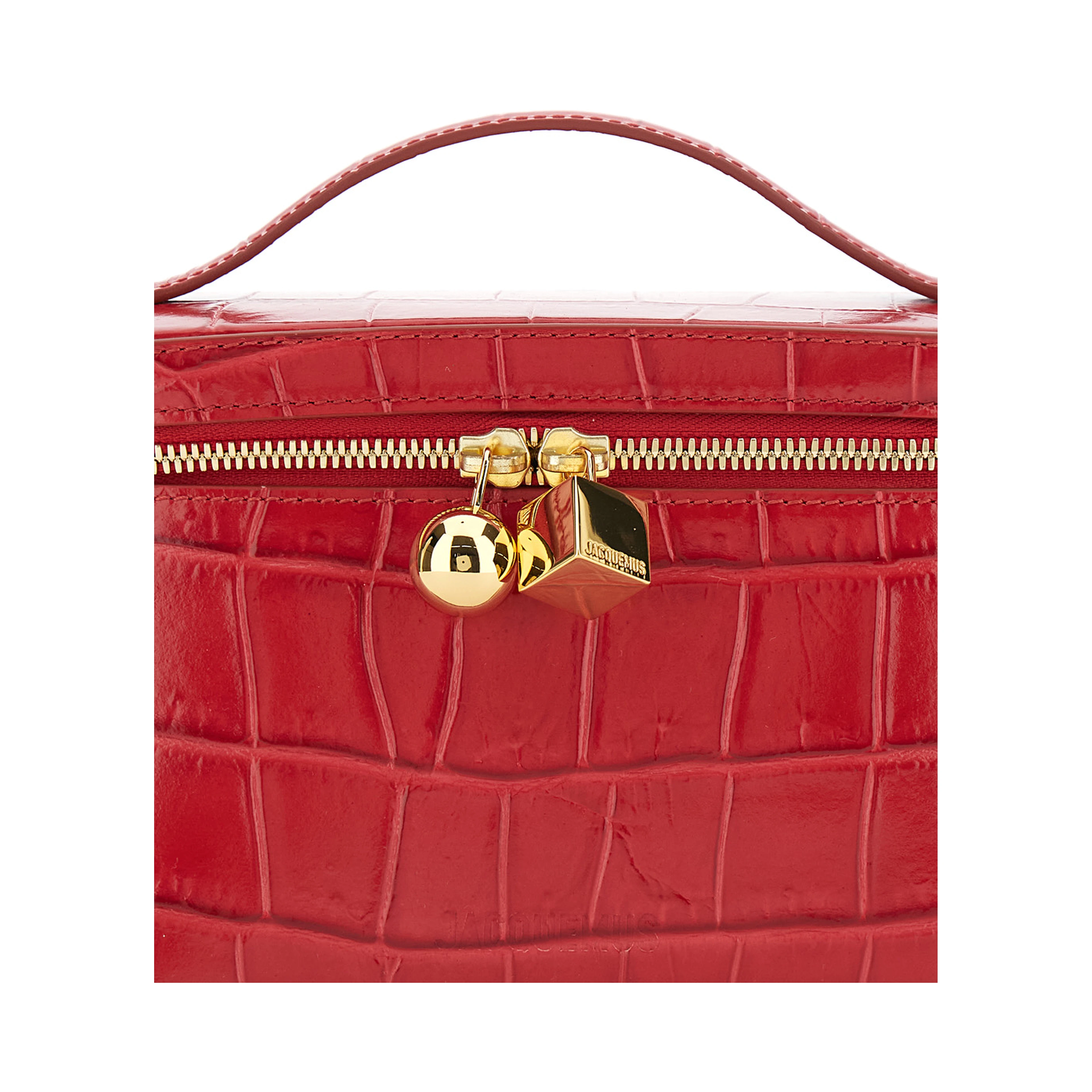 LE PETIT VANITY is a unisex red calf leather crossbody bag