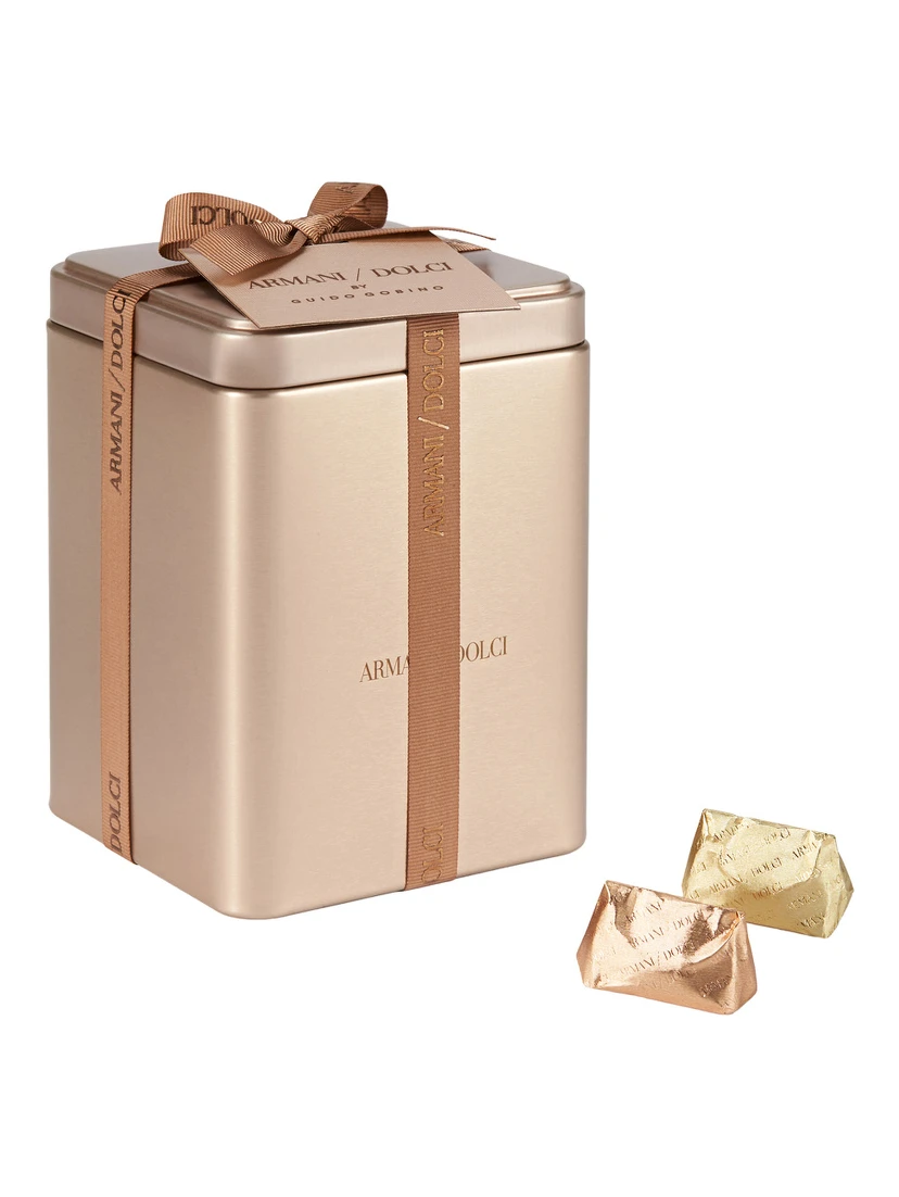 Assorted GIANDUJOTTINI with hazelnut paste chocolates, 200 g tin, multicolor, unisex