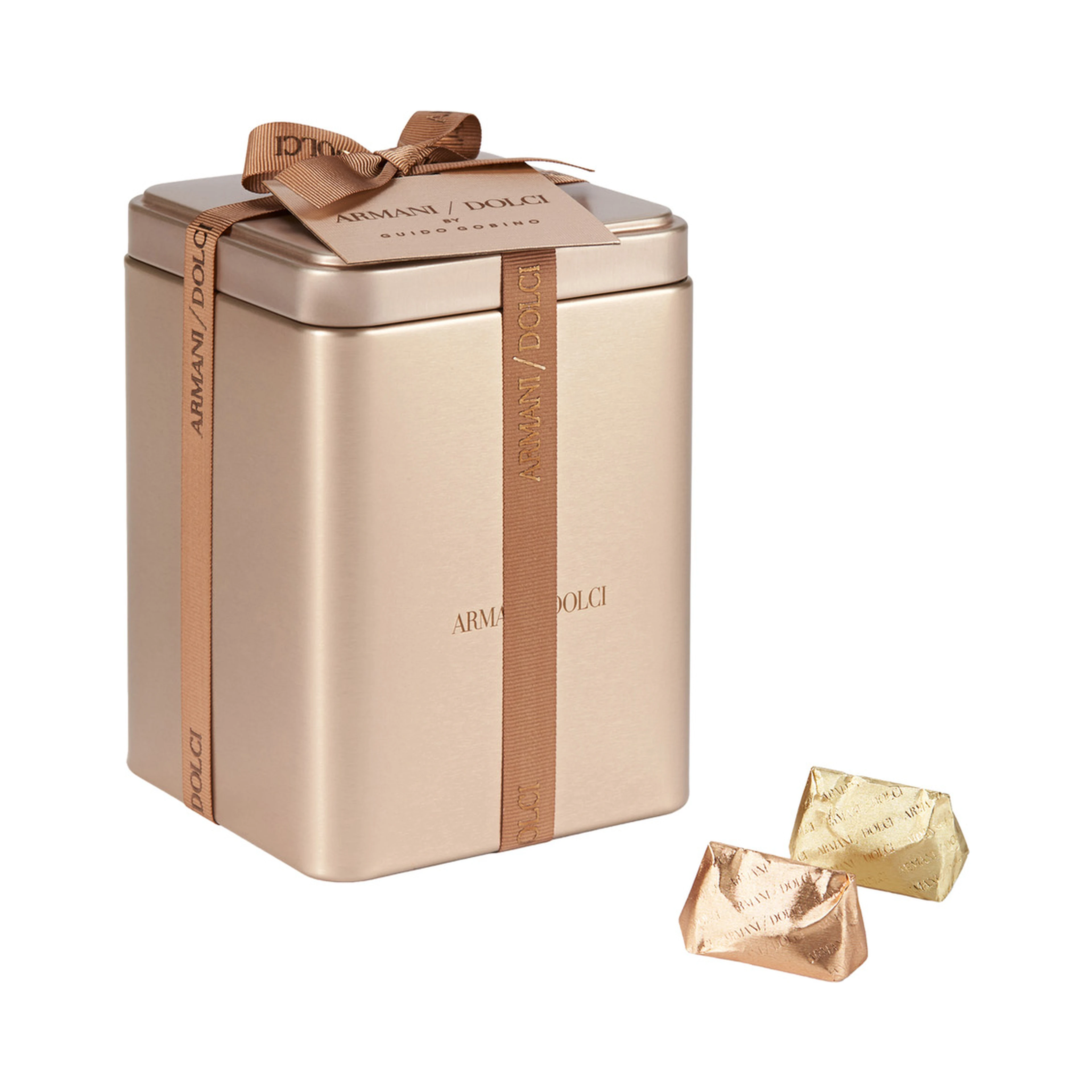 Assorted GIANDUJOTTINI with hazelnut paste chocolates, 200 g tin, multicolor, unisex