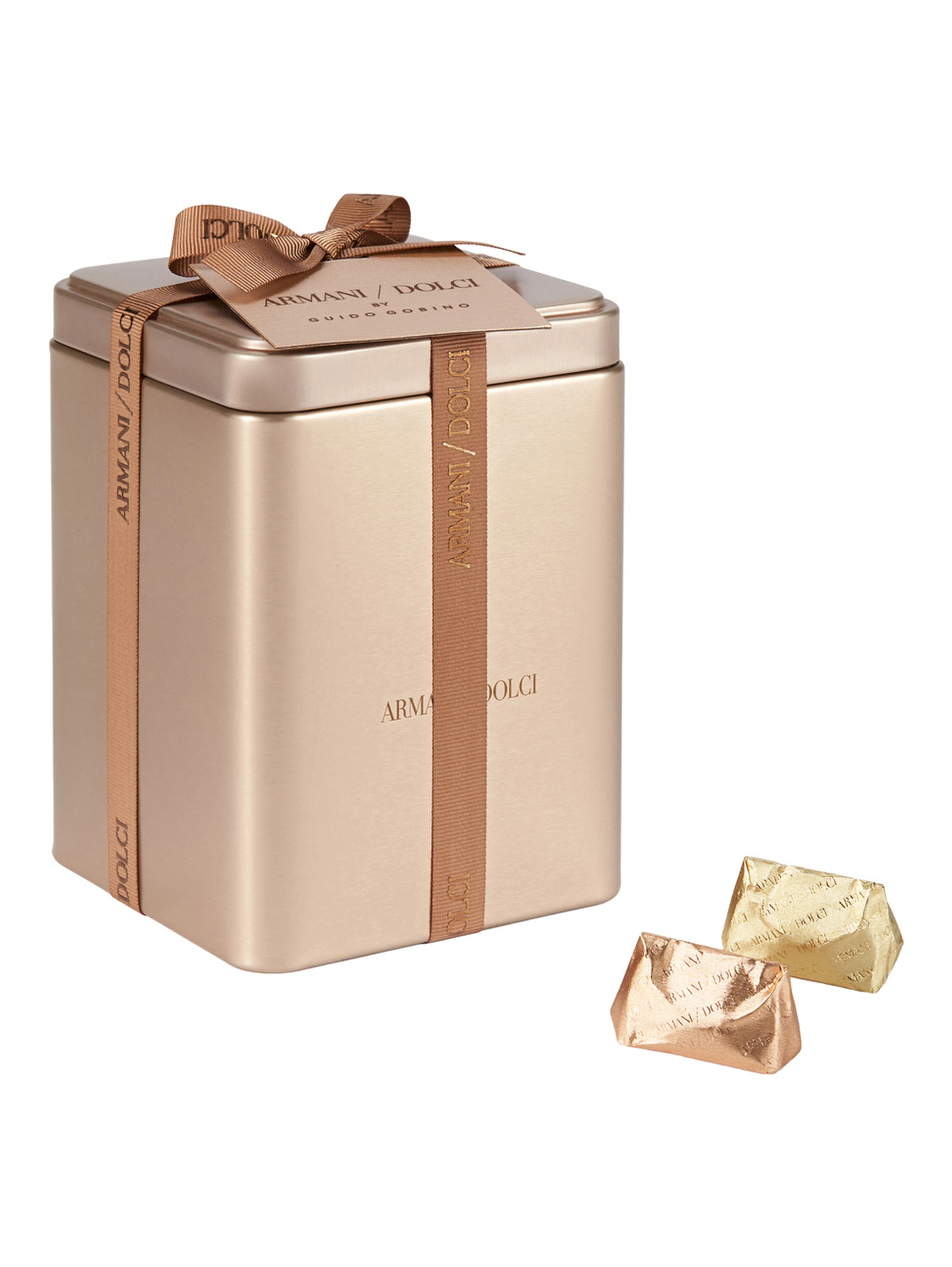 Assorted GIANDUJOTTINI with hazelnut paste chocolates, 200 g tin, multicolor, unisex