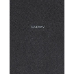 T-shirt with logo and round collar in Tech Fabric Gray Unisex