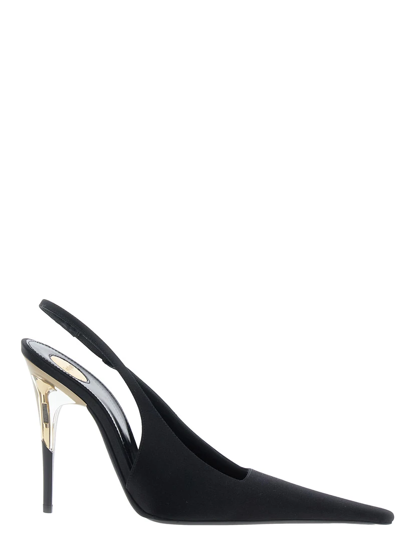 GOYA 110 SLINGBACK PUMP CREPE SATIN