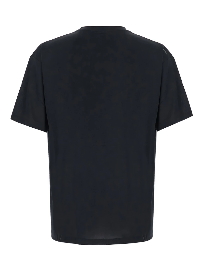 SATISFY AuraLite T-shirt in black fabric for men