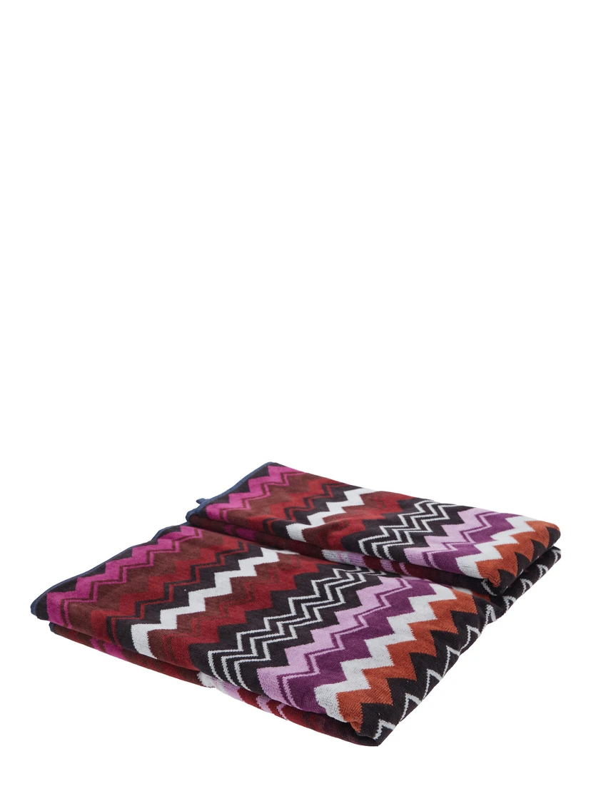 MISSONI HOME Set of 2 towels in multicolored Tech Fabric unisex
