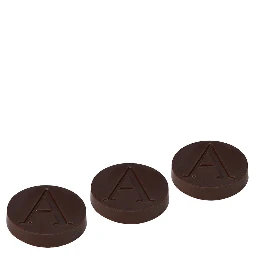 Dark chocolate wafers with cocoa nibs in multicolor tin unisex