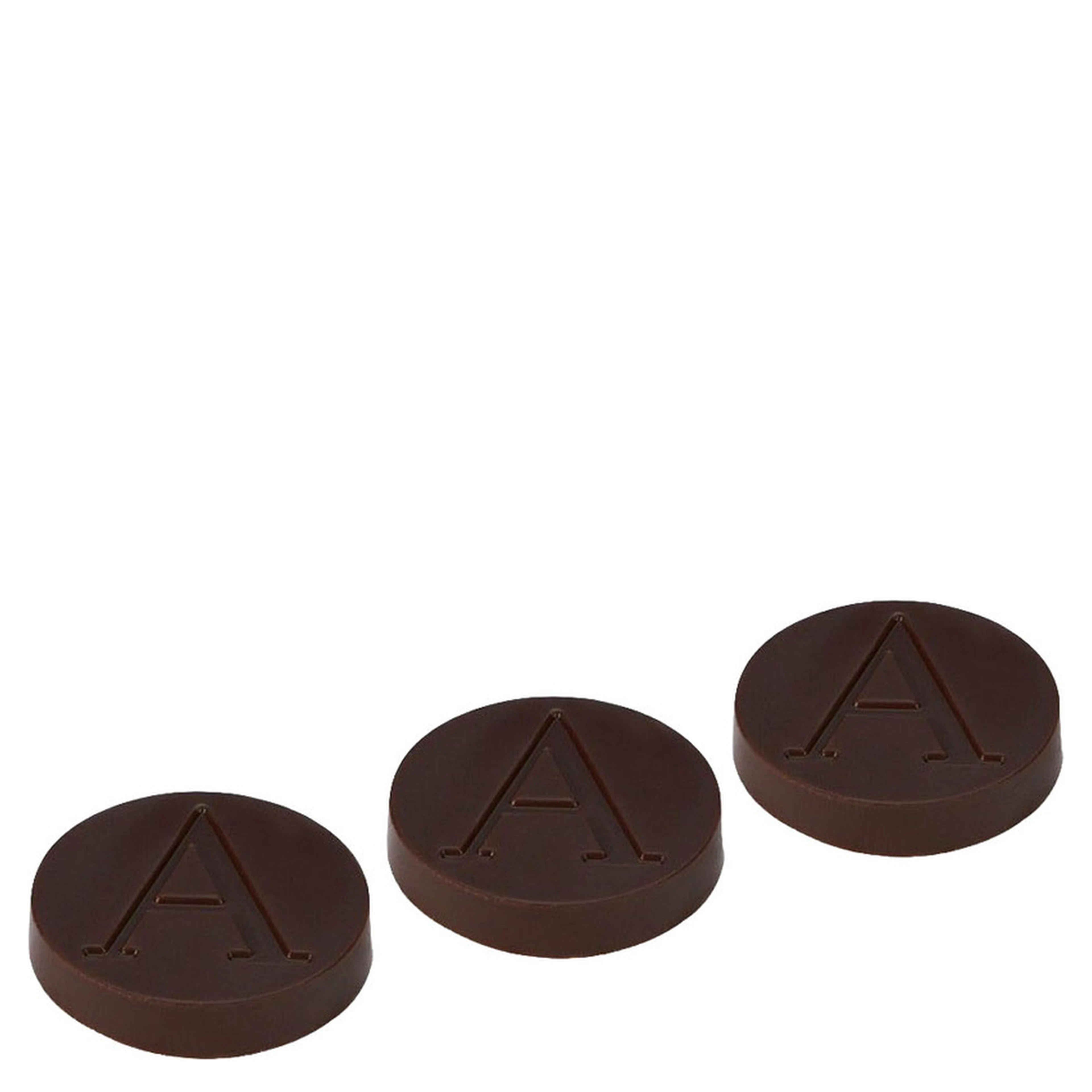 Dark chocolate wafers with cocoa nibs in multicolor tin unisex