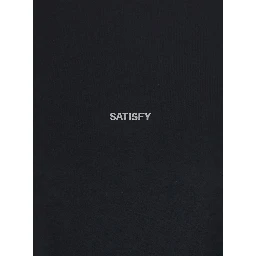 SATISFY AuraLite T-shirt in black fabric for men