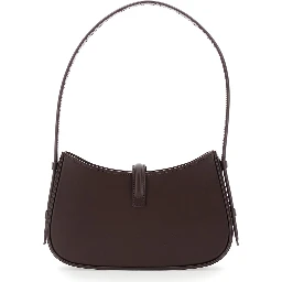 Shoulder bag BONNIE in brown leather for women