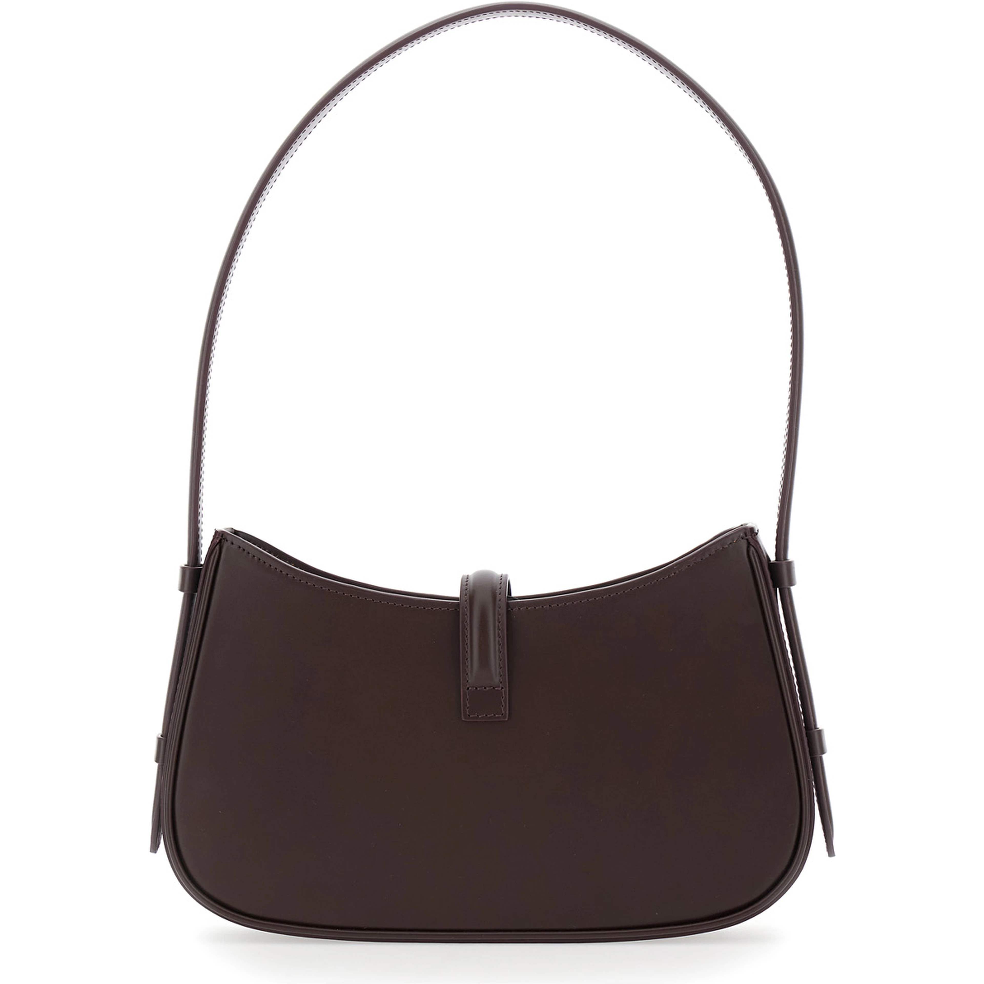 Shoulder bag BONNIE in brown leather for women