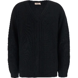 Black Tech Fabric Sweater unisex