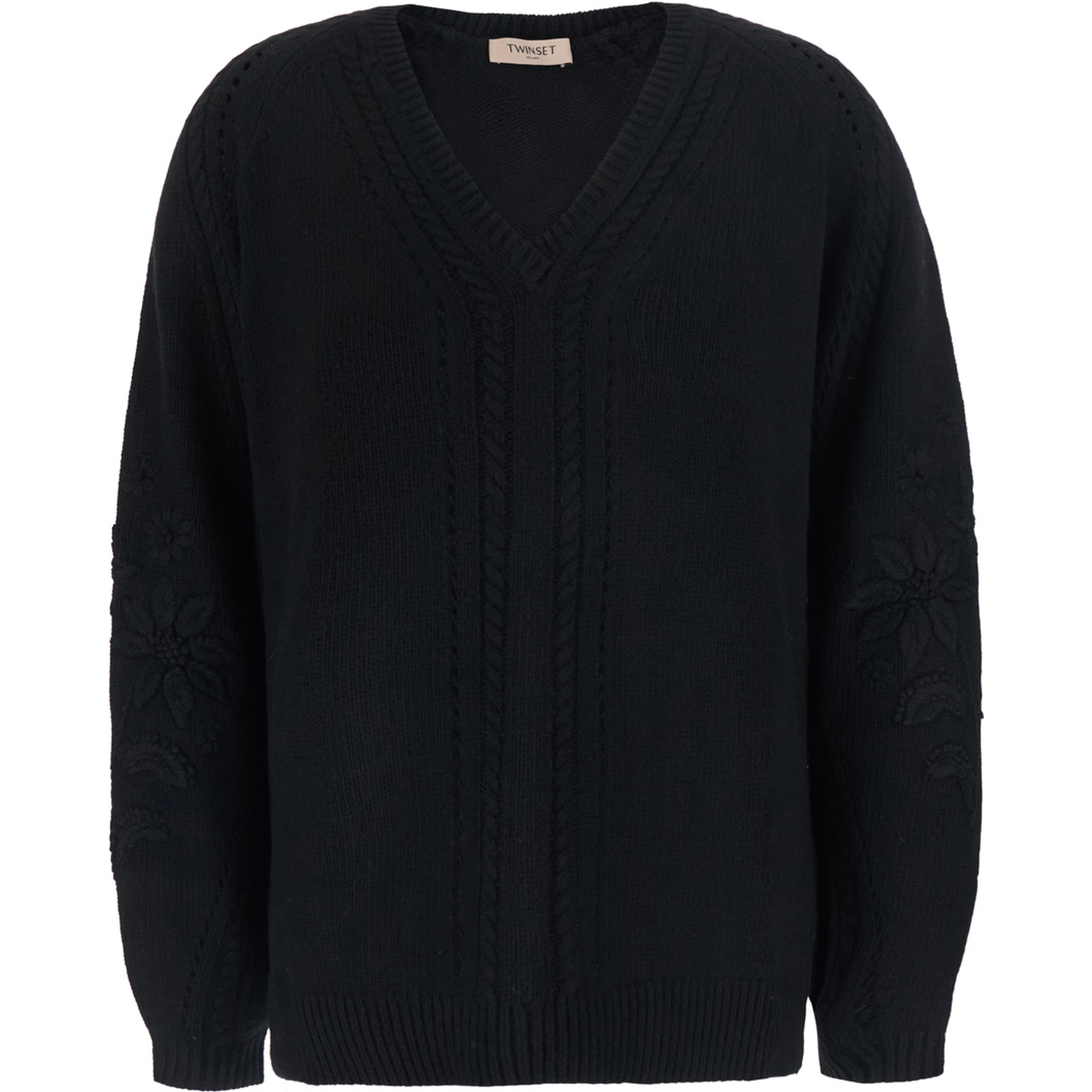 Black Tech Fabric Sweater unisex