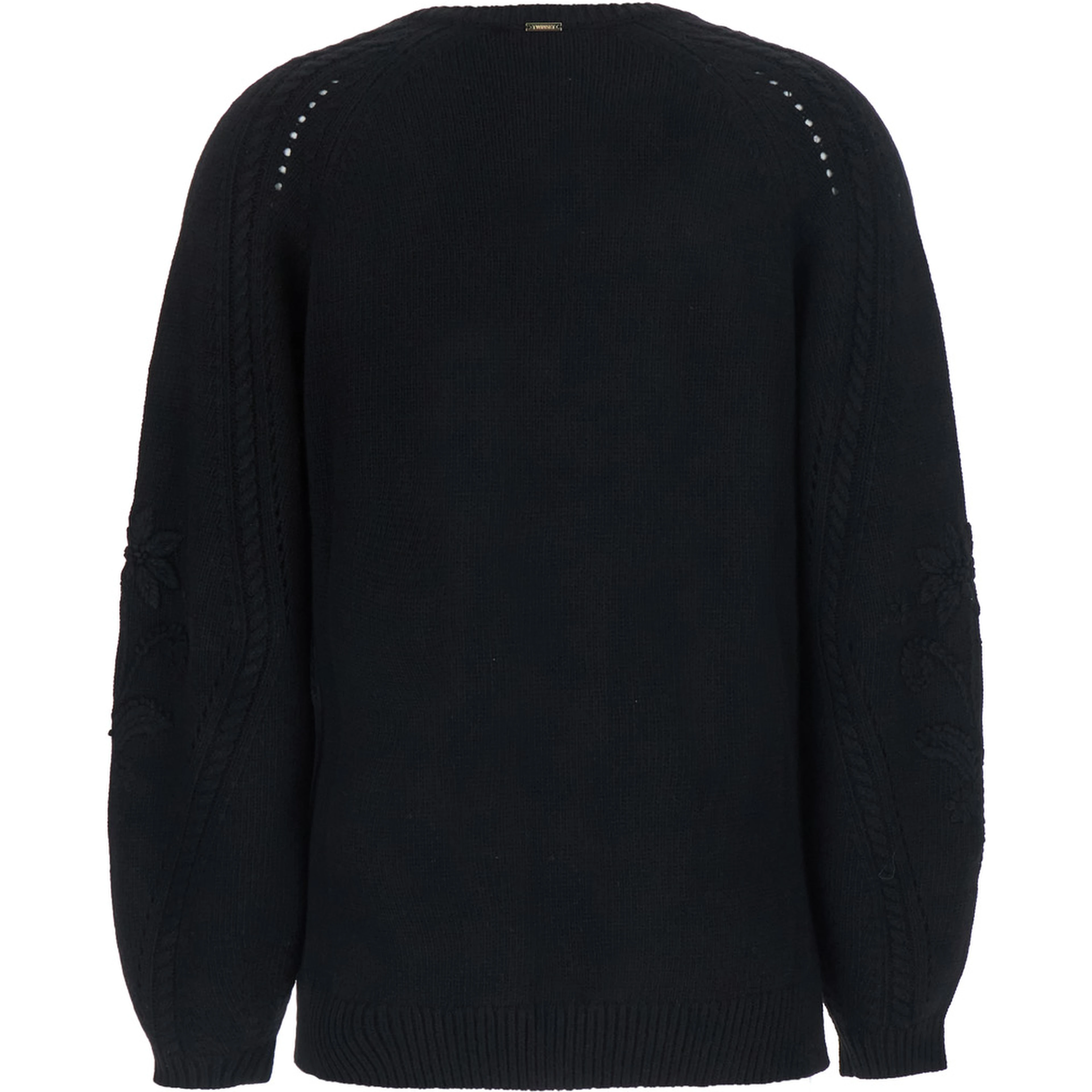 Black Tech Fabric Sweater unisex