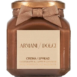 GIORGIO ARMANI gianduja spread with a creamy texture and cocoa in a jar, multicolour, unisex