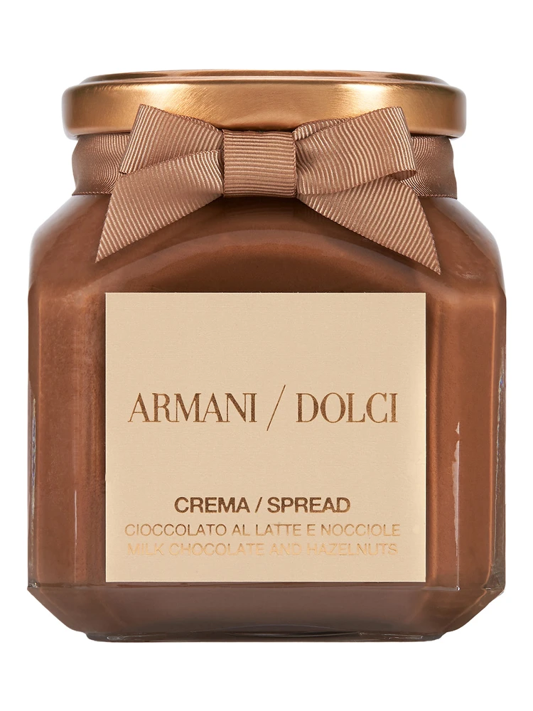 GIORGIO ARMANI gianduja spread with a creamy texture and cocoa in a jar, multicolour, unisex