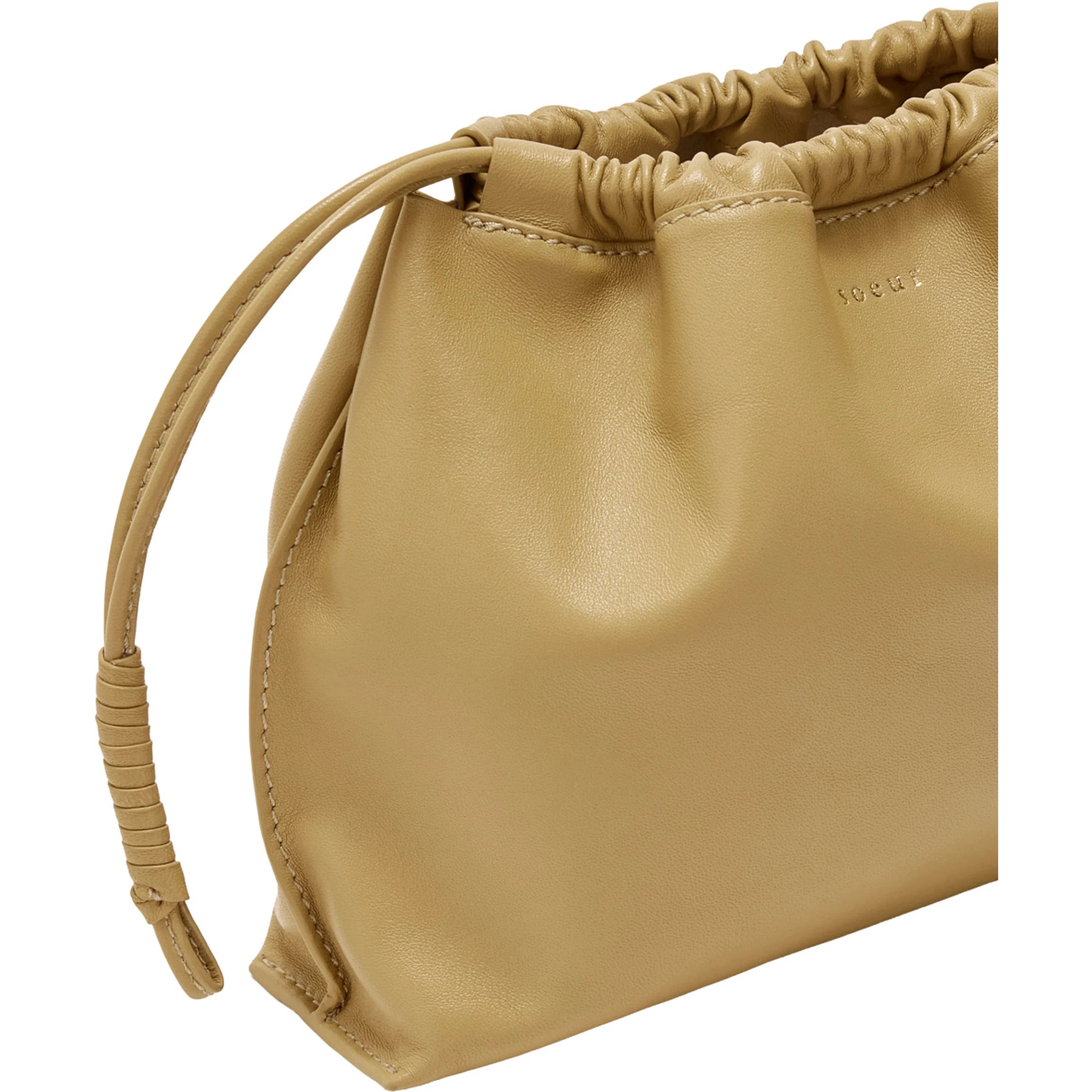 Tote bag SUZETTE with elegant details in Tech Fabric Bordeaux women