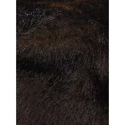 Ozzy Pillerbox Hat with elegant details in brown Modacrylic unisex