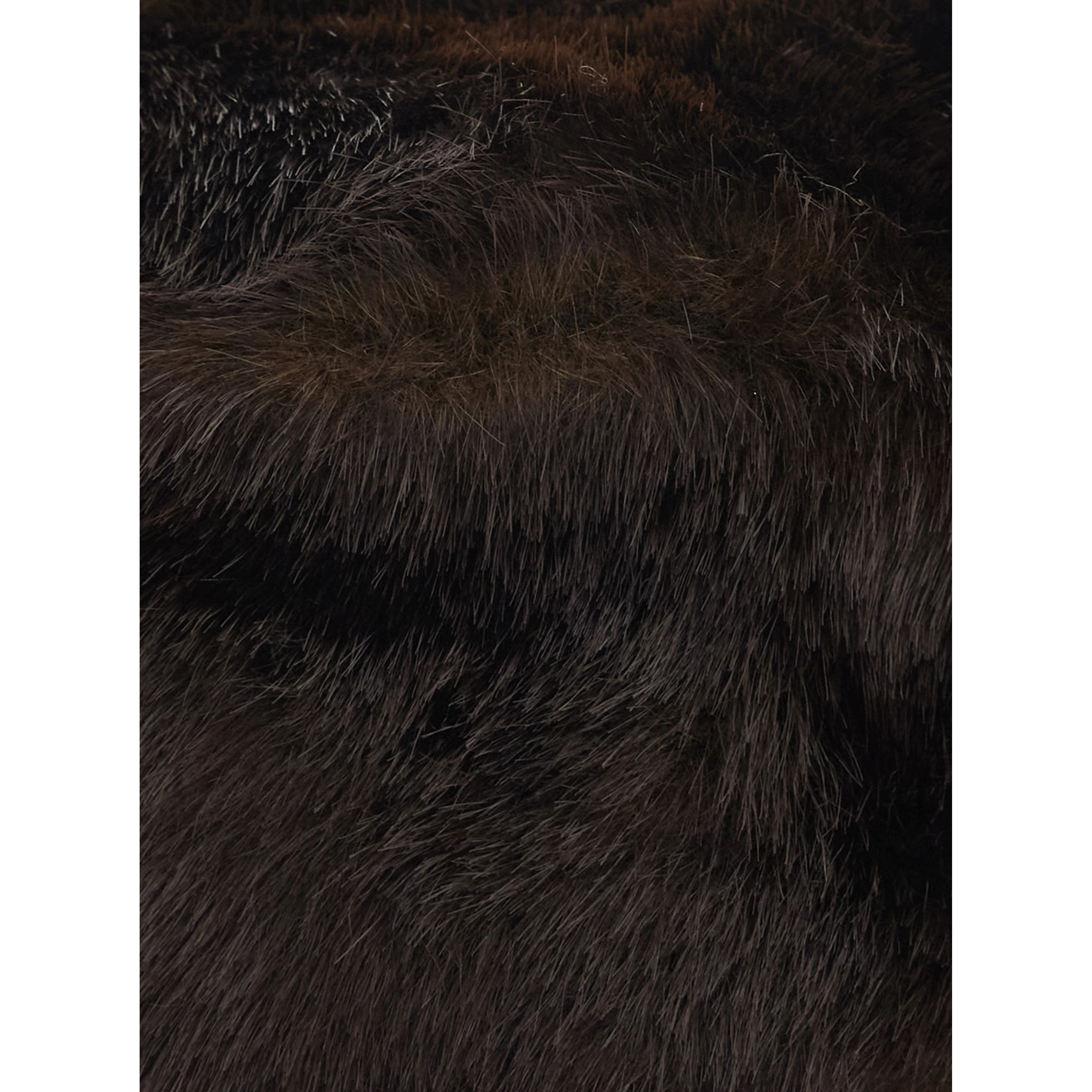 Ozzy Pillerbox Hat with elegant details in brown Modacrylic unisex
