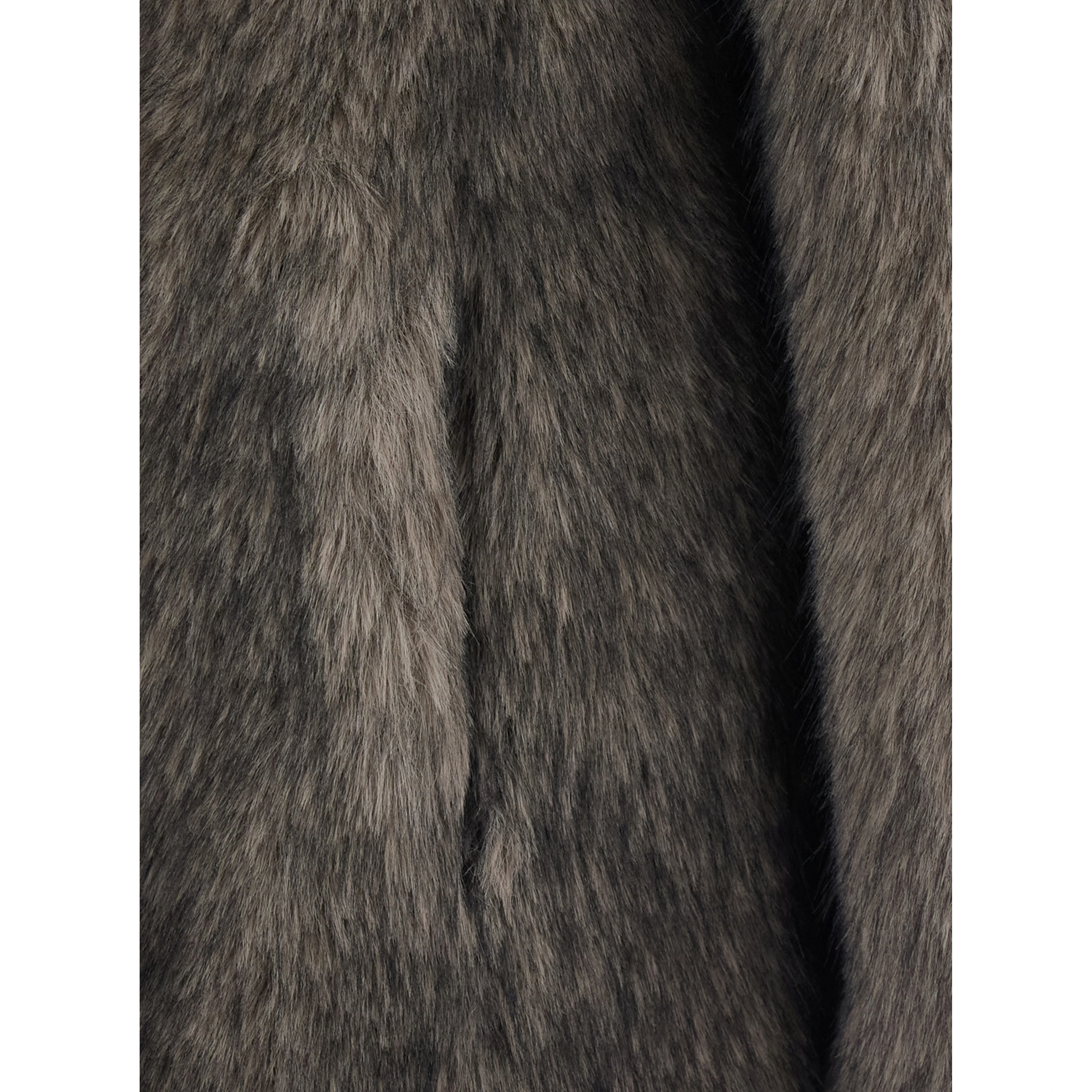 Angelika Jacket Faux Fur with 100% Polyester and Gray for women
