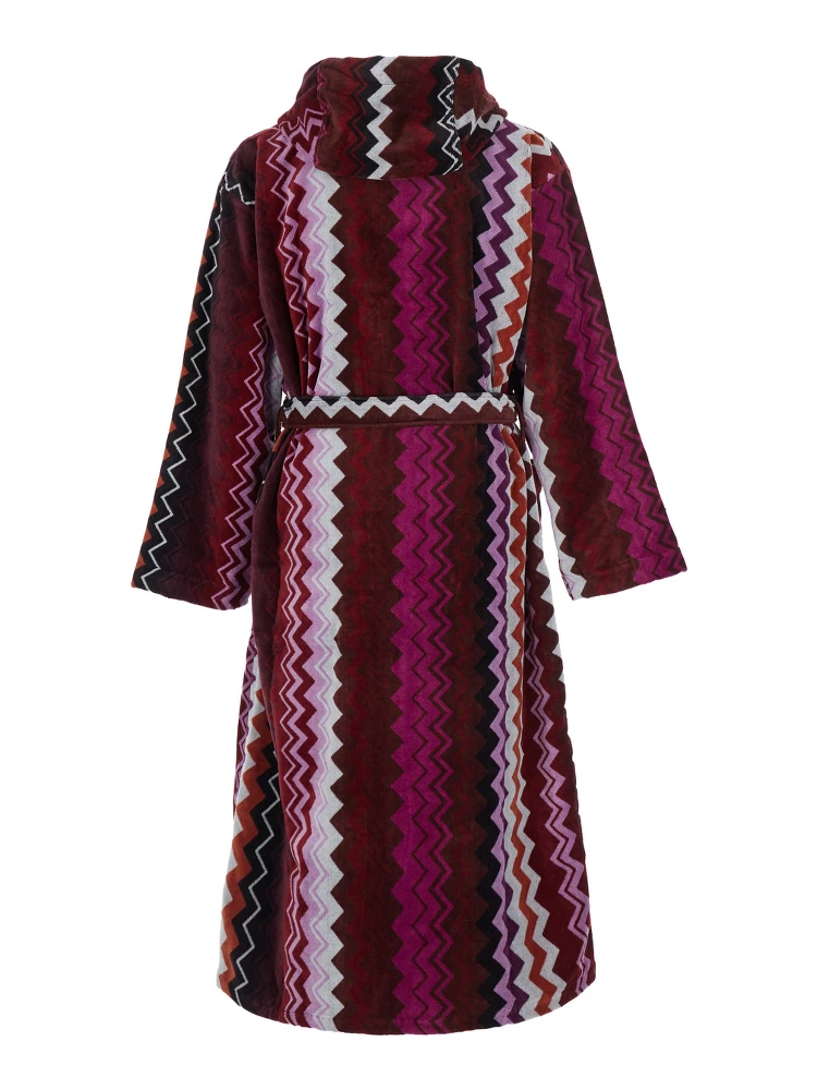 Multicolor hooded bathrobe for men alternative