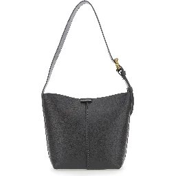 SAUDADE MINI Bag in brown leather unisex