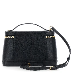 LE PETIT VANITY with leather details and black unisex color
