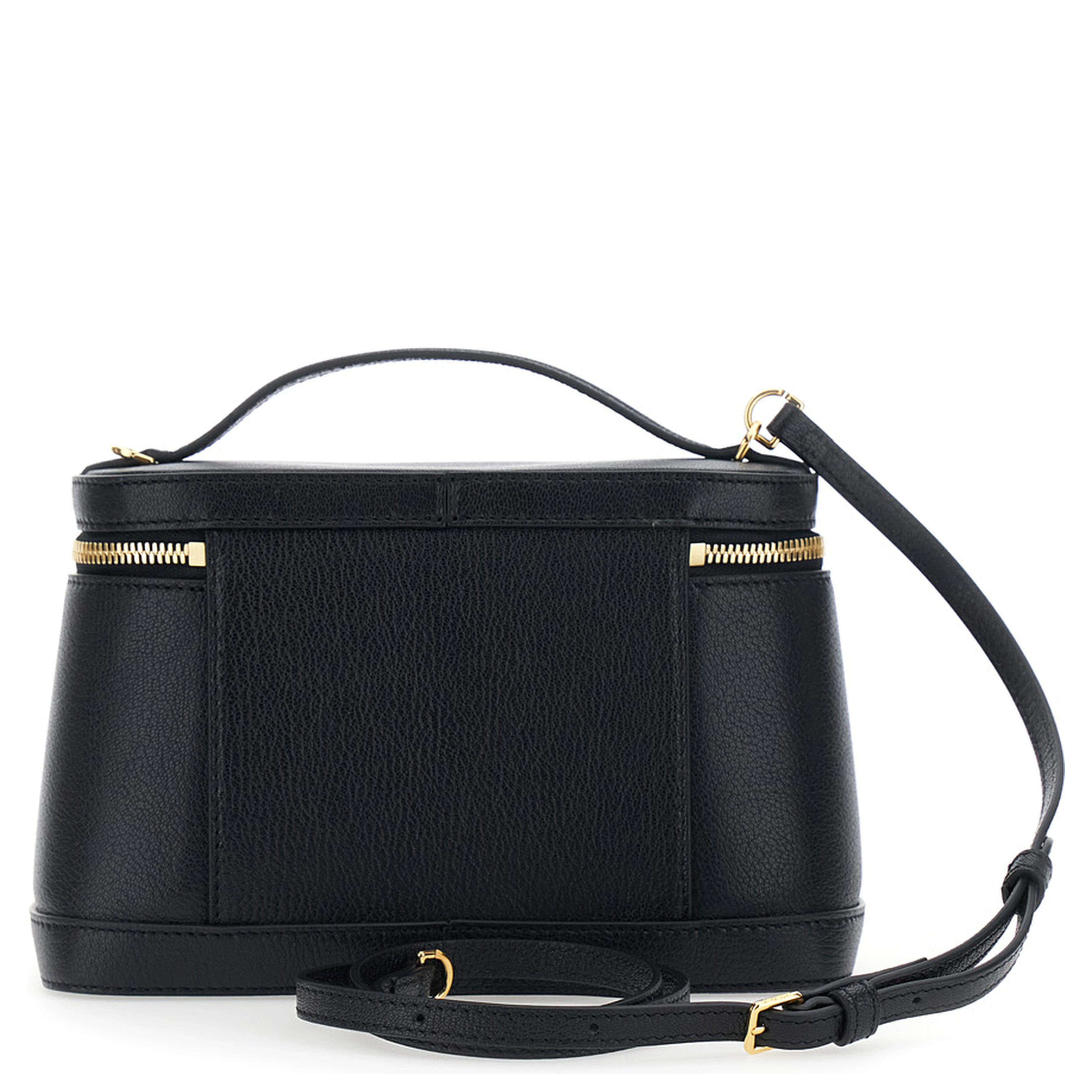 LE PETIT VANITY with leather details and black unisex color