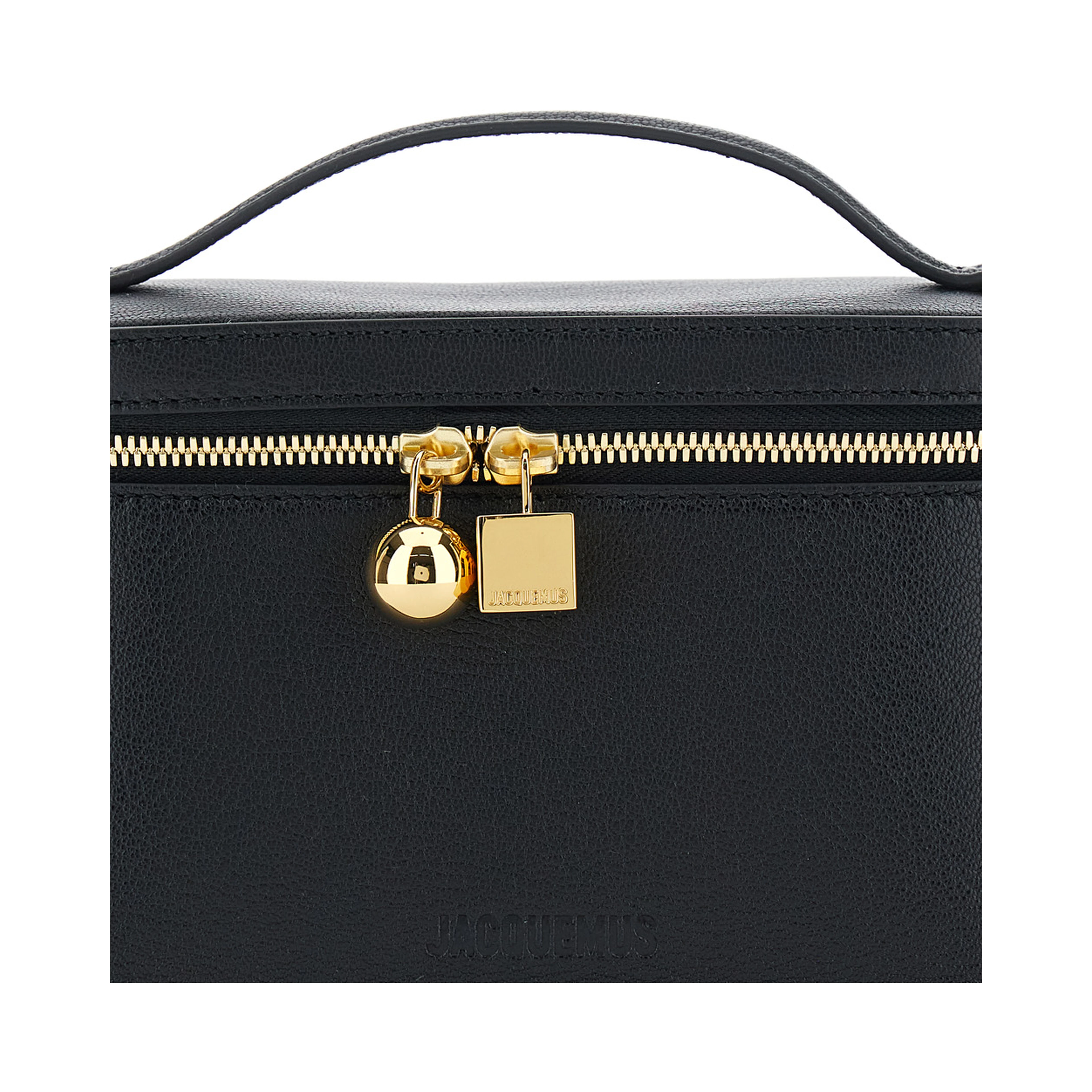 LE PETIT VANITY with leather details and black unisex color