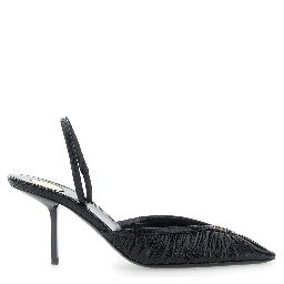 FOLIE 75 SLINGBACK PUMP EMBOSSED PYTHON