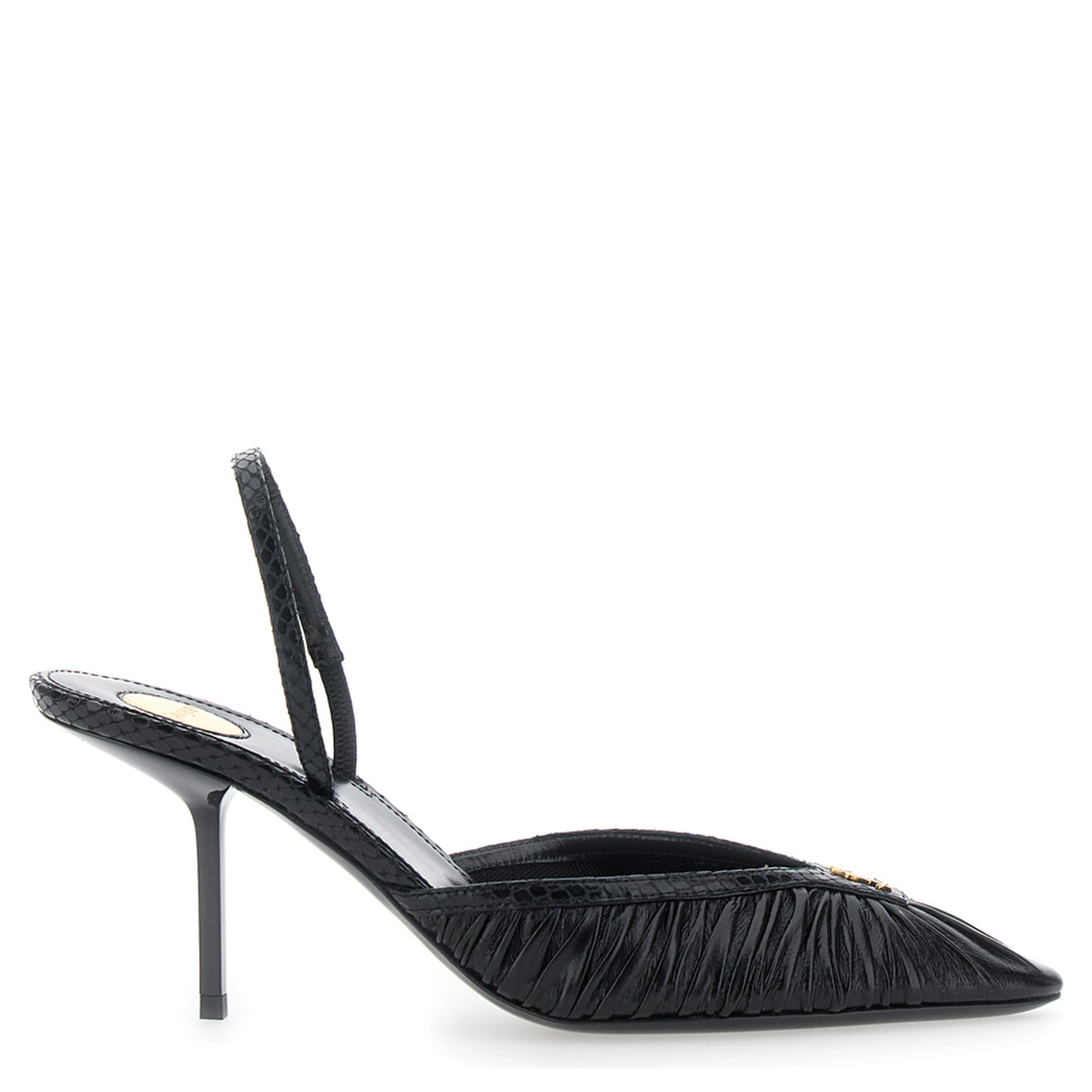 FOLIE 75 SLINGBACK PUMP EMBOSSED PYTHON