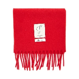THE HORSEBIT SCARF with 100% Virgin Wool red unisex